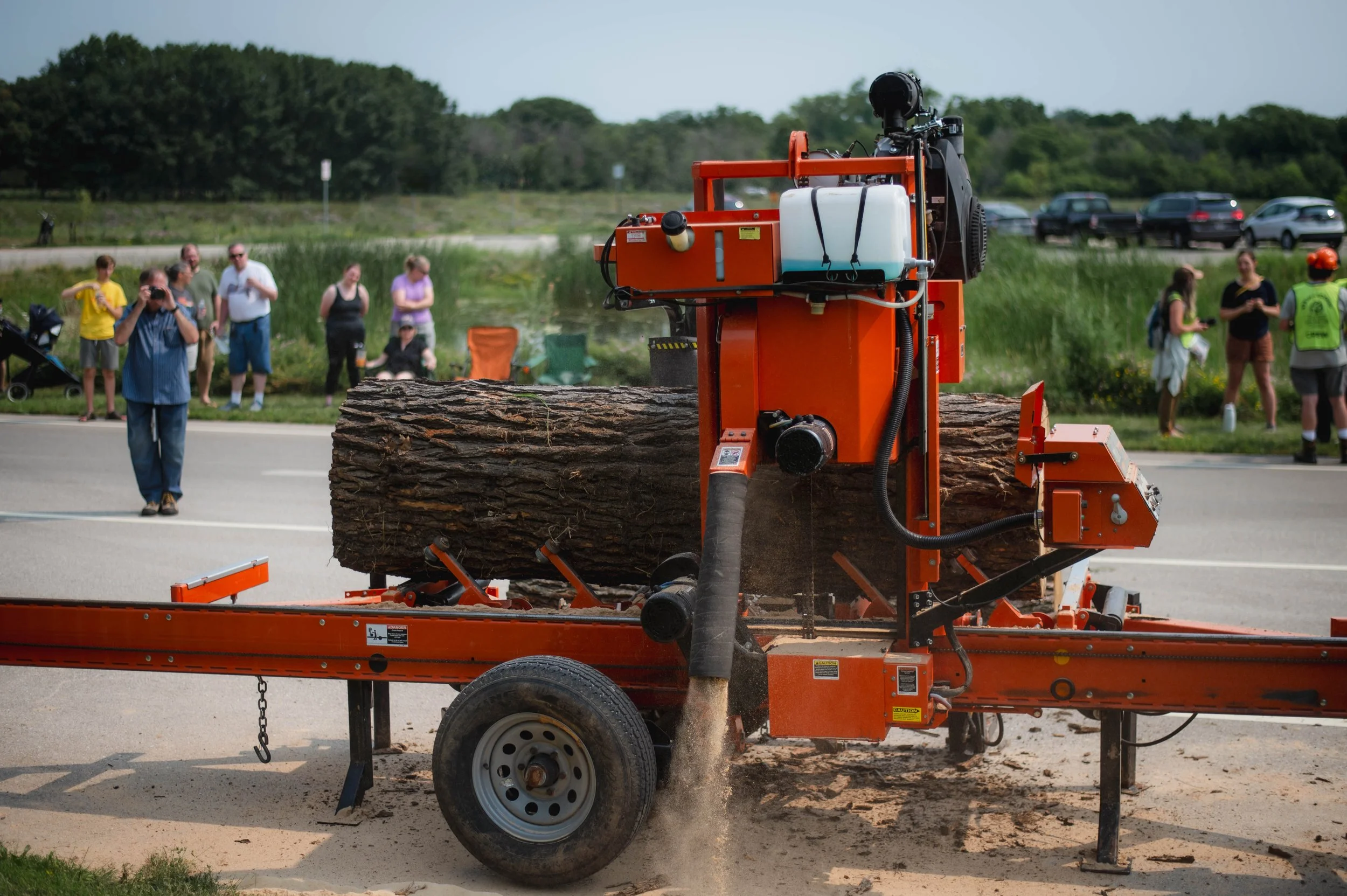 Milling demonstration at the FEC, July 2023