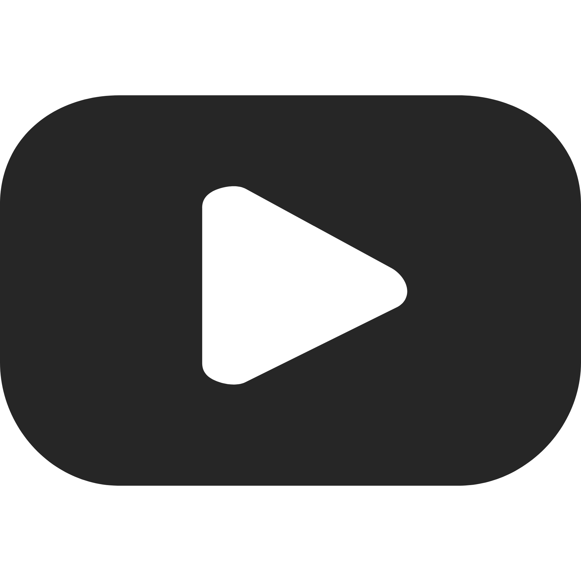 Play button icon on solid yellow background indicating video content