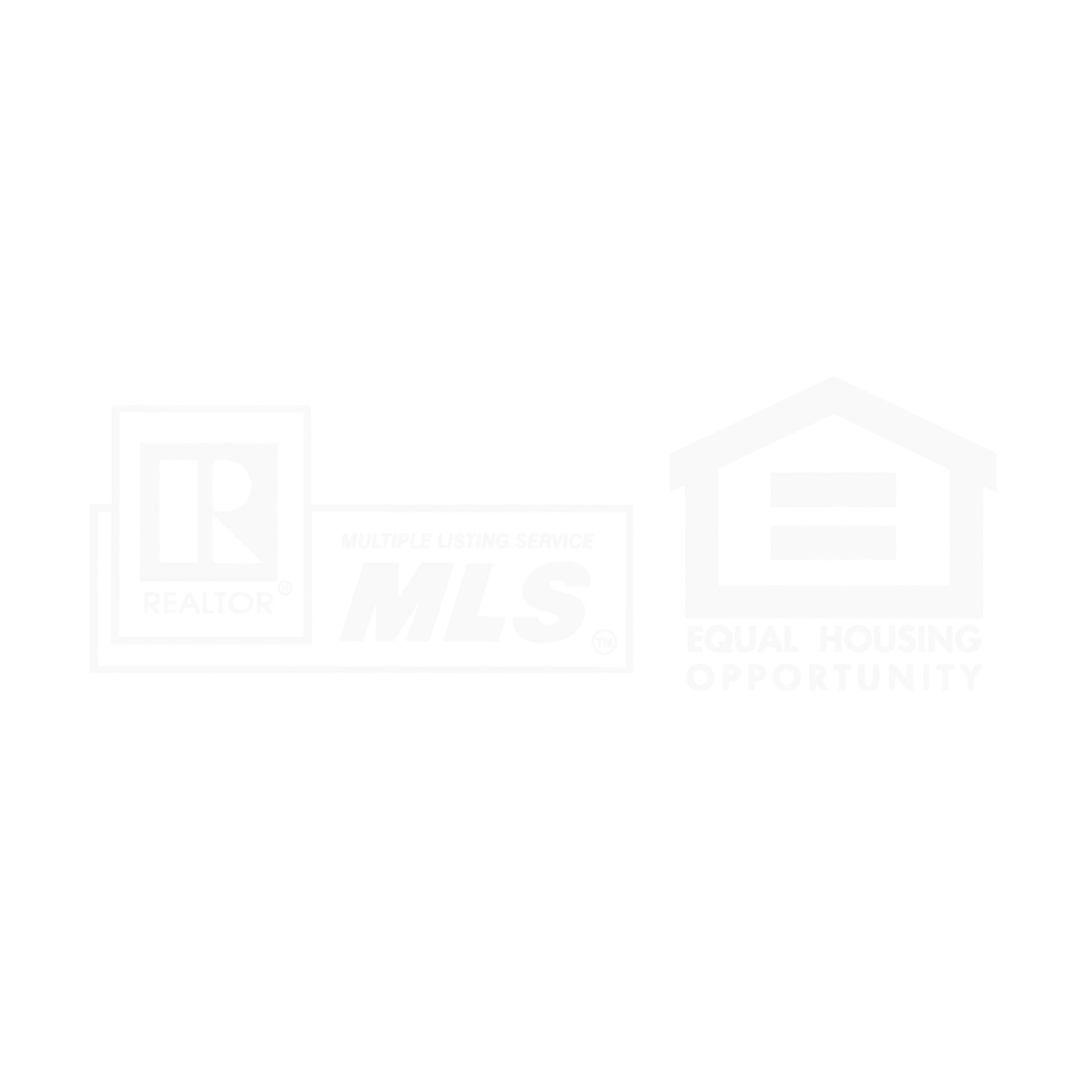 Realtor, multiple listing service, and equal housing opportunity logos displayed on a dark background