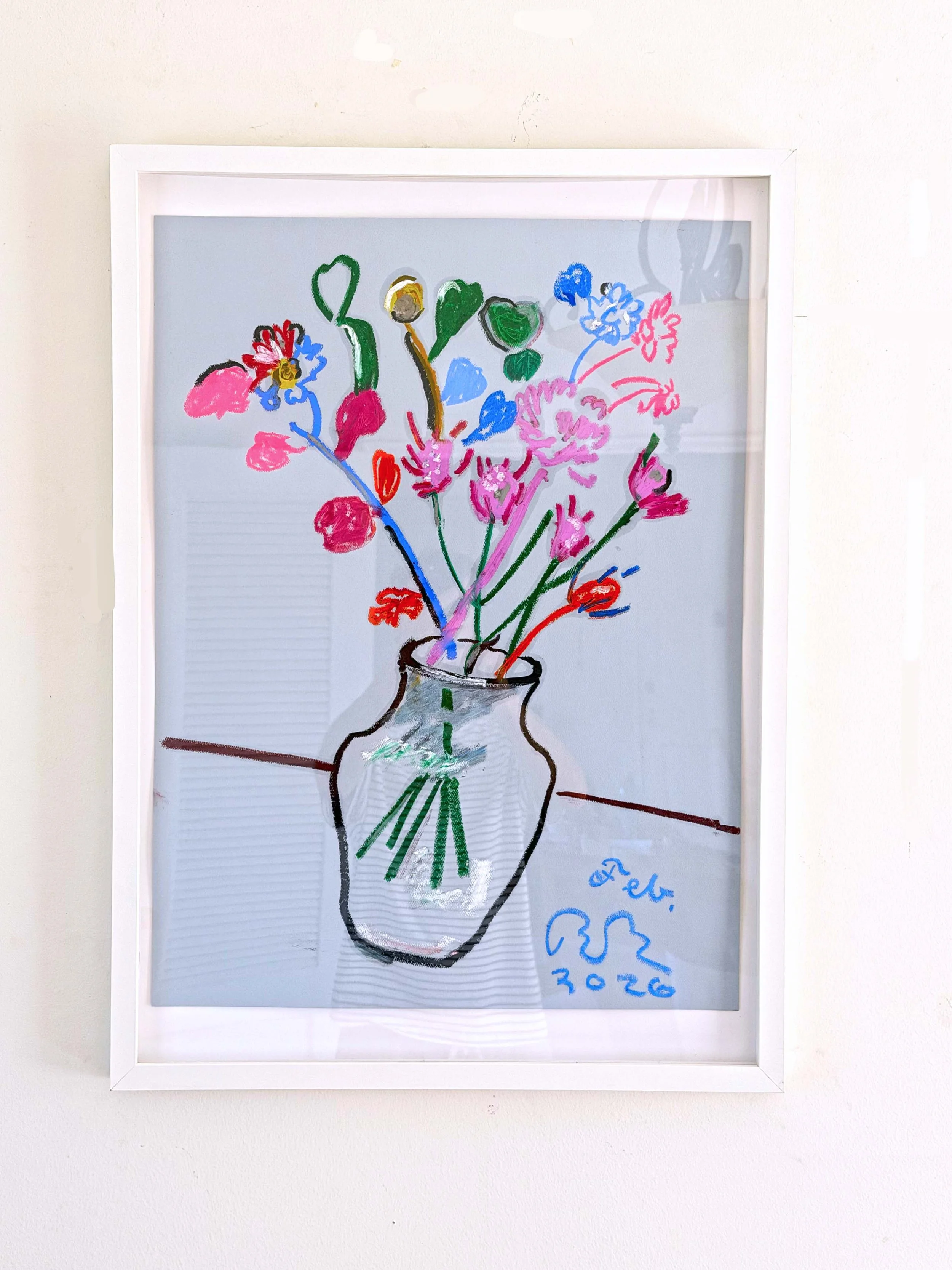 Floral Work Oil Pastel 2026 February