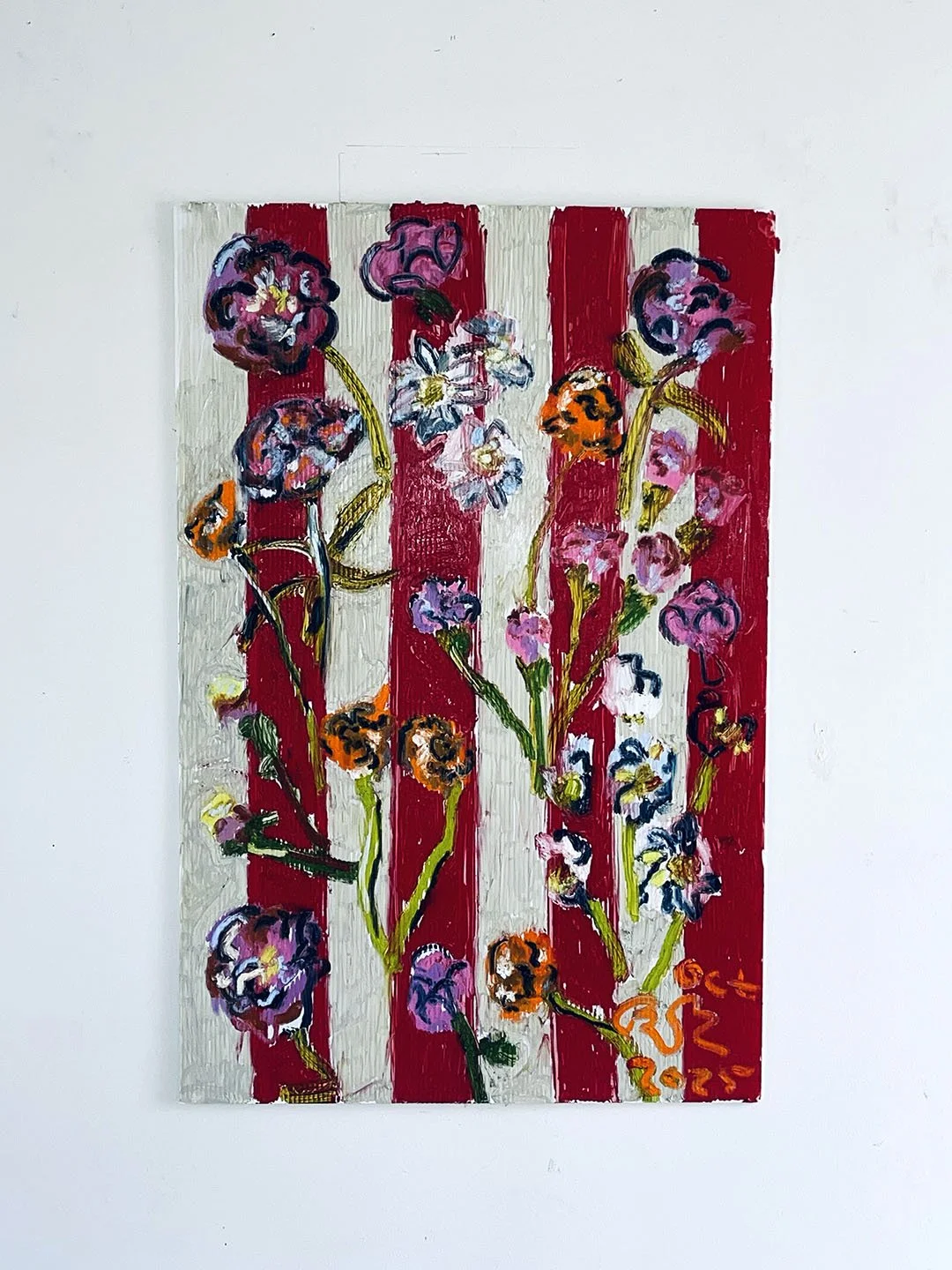 Red Stripes Oil on Poly.jpg