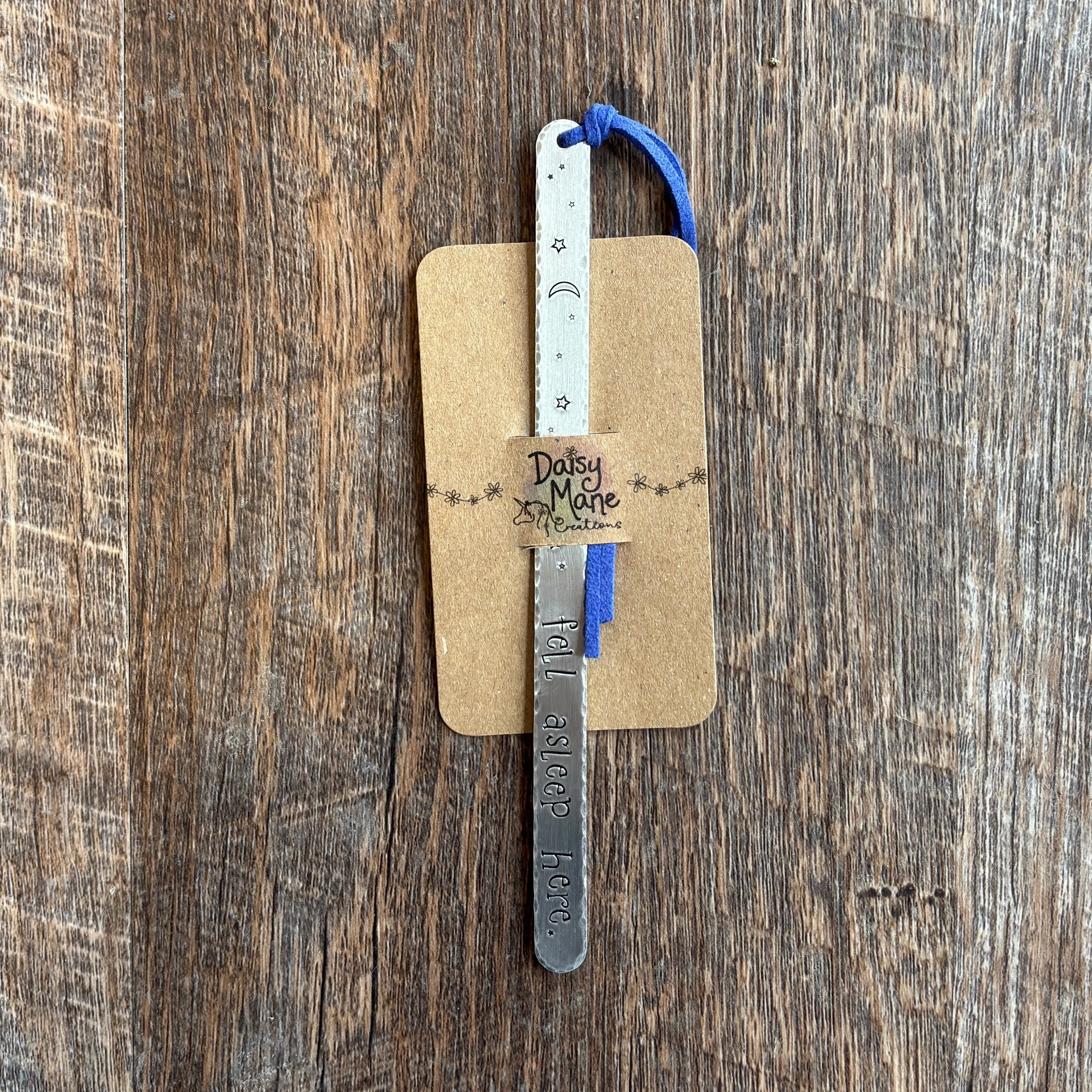 “Fell Asleep Here” Bookmark