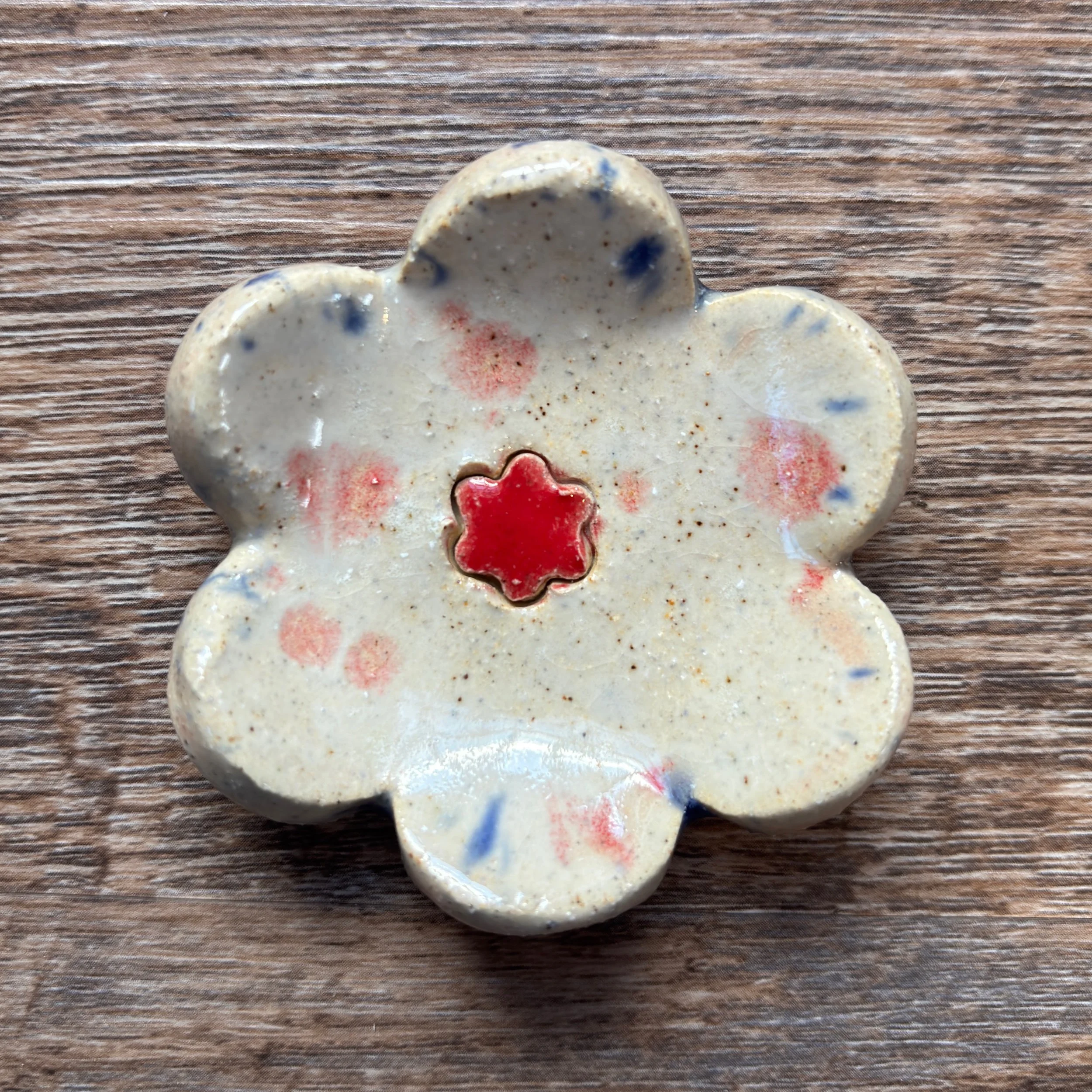 Red & Blue Teabag Tray