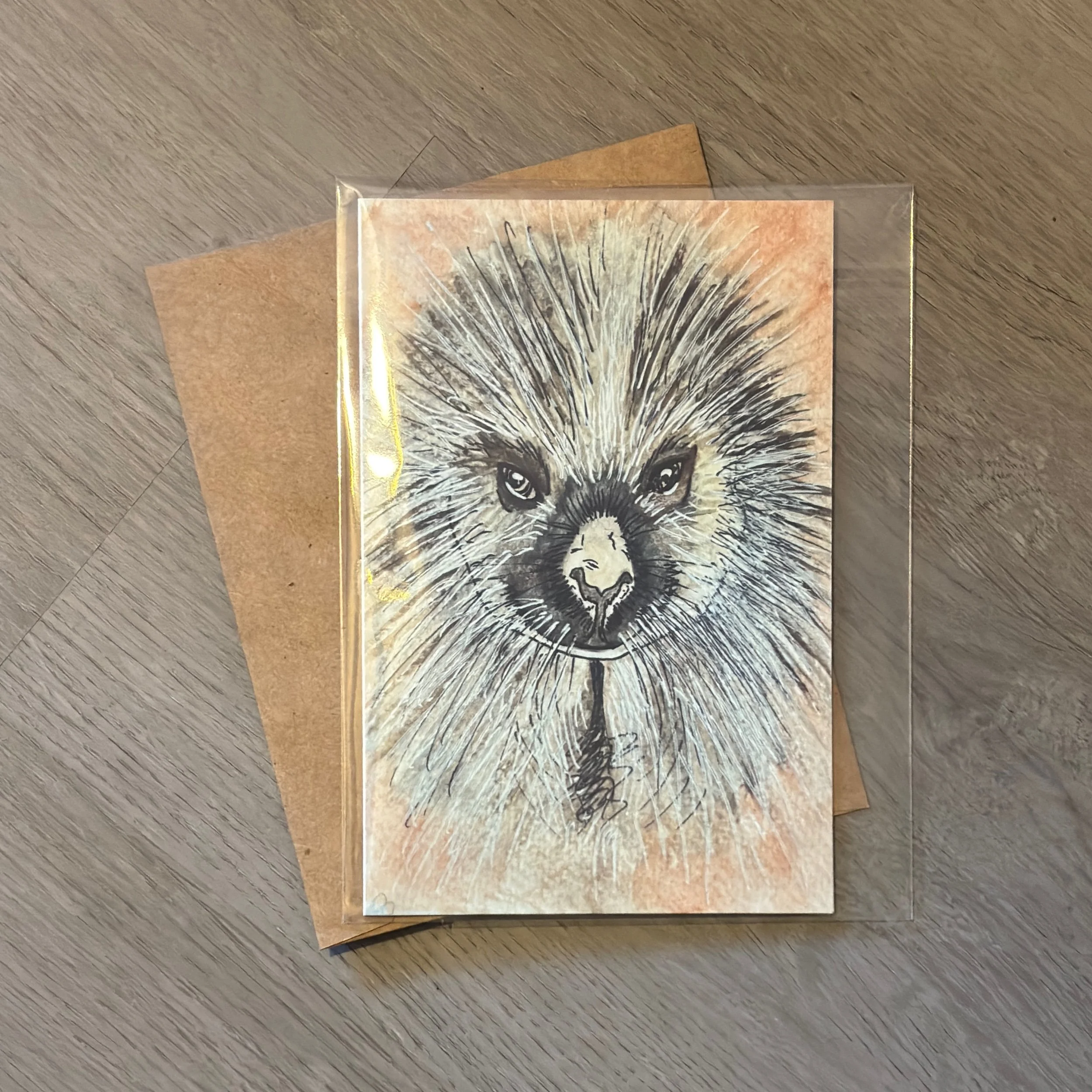 North American Porcupine (Porkie) Card