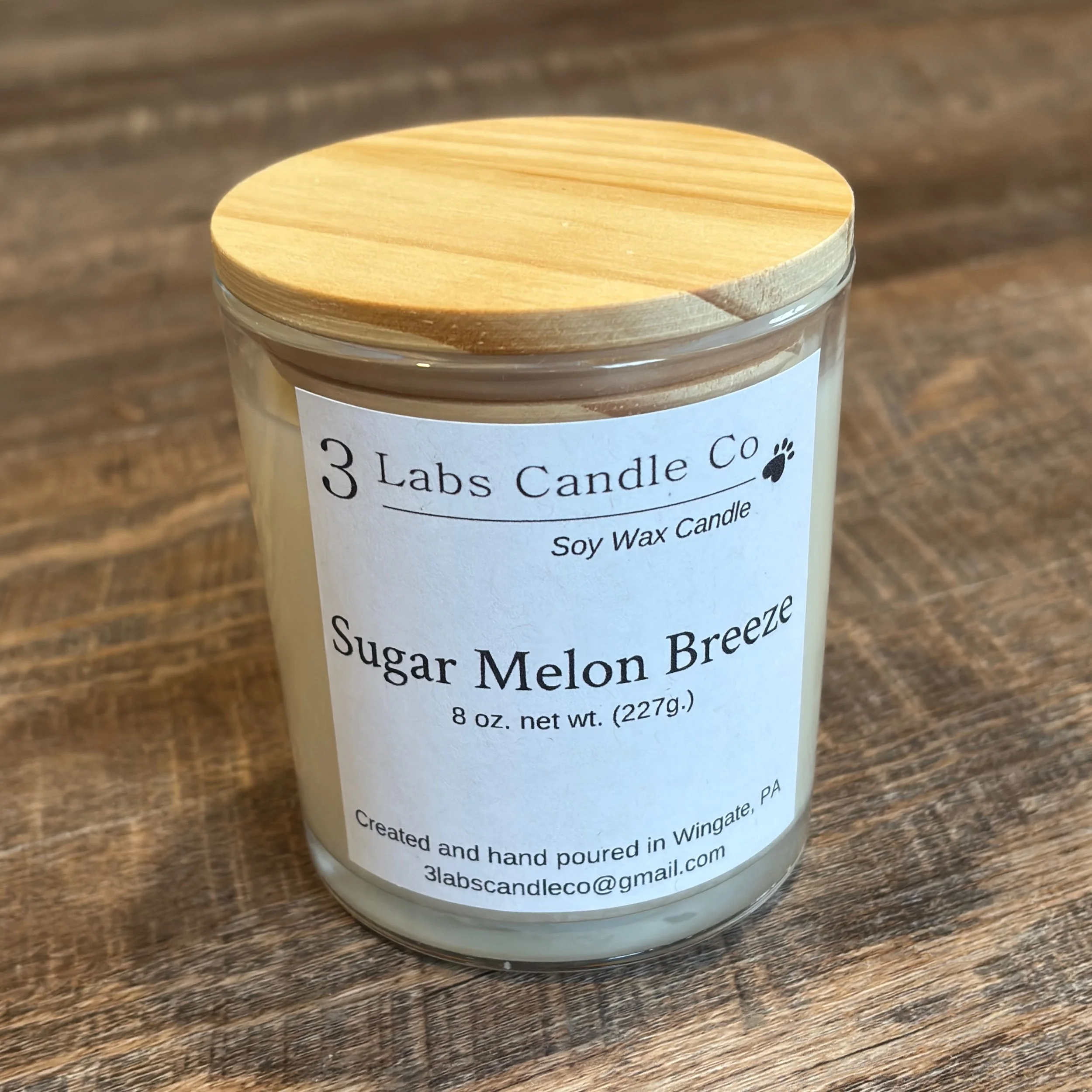 Sugar Melon Breeze • Soy Wax Candle