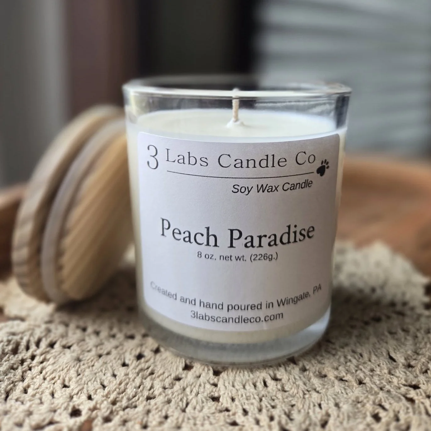 Peach Paradise • Soy Wax Candle