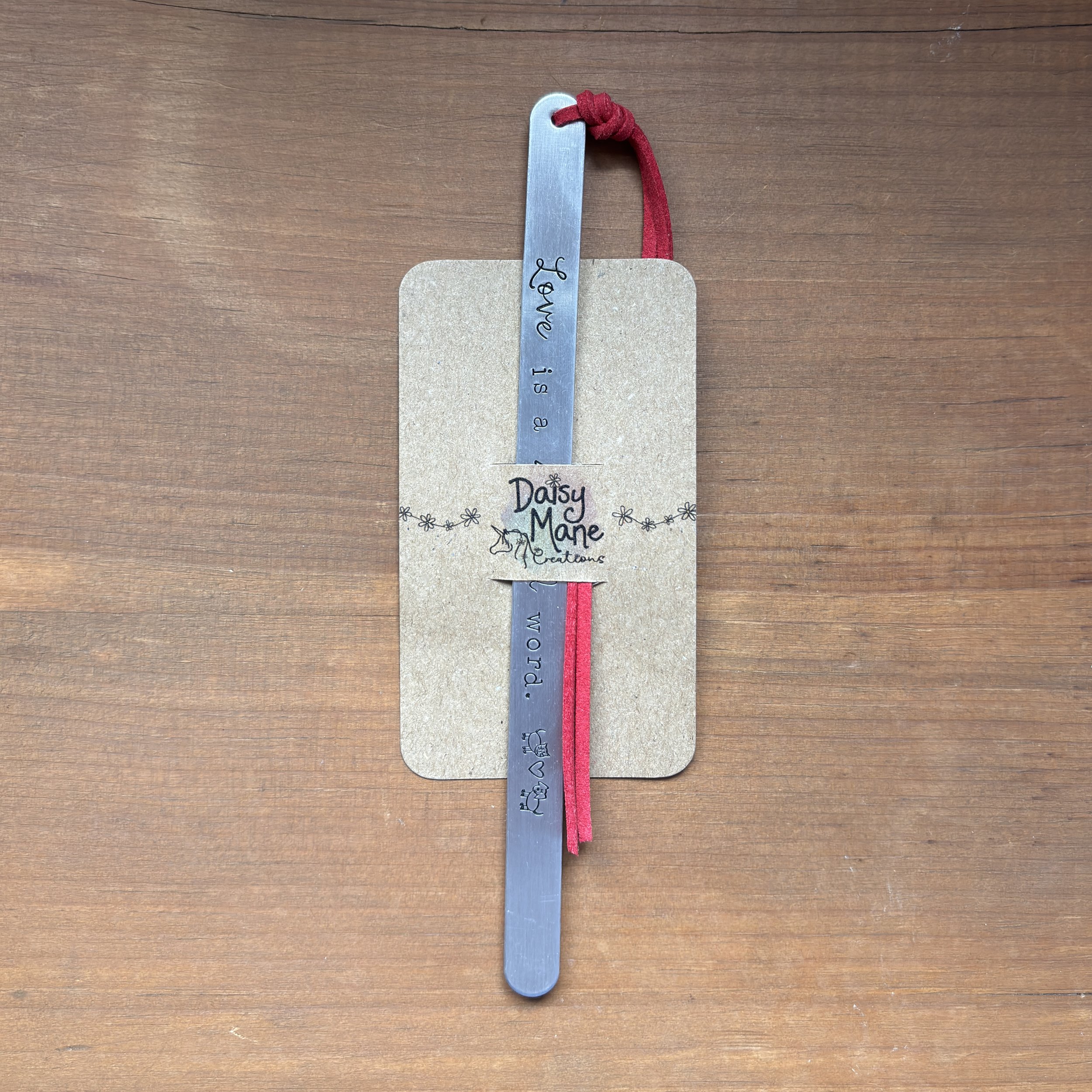 "Love Is a 4-Legged Word" Bookmark