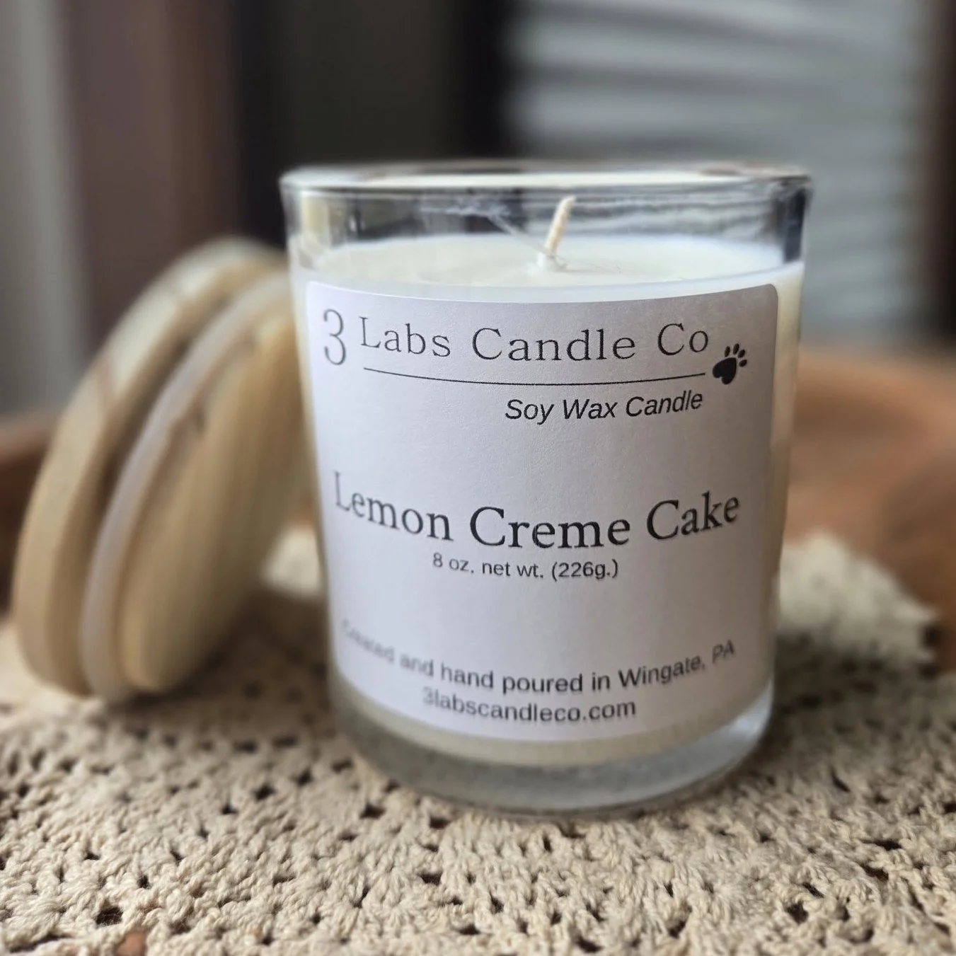 Lemon Creme Cake • Soy Wax Candle