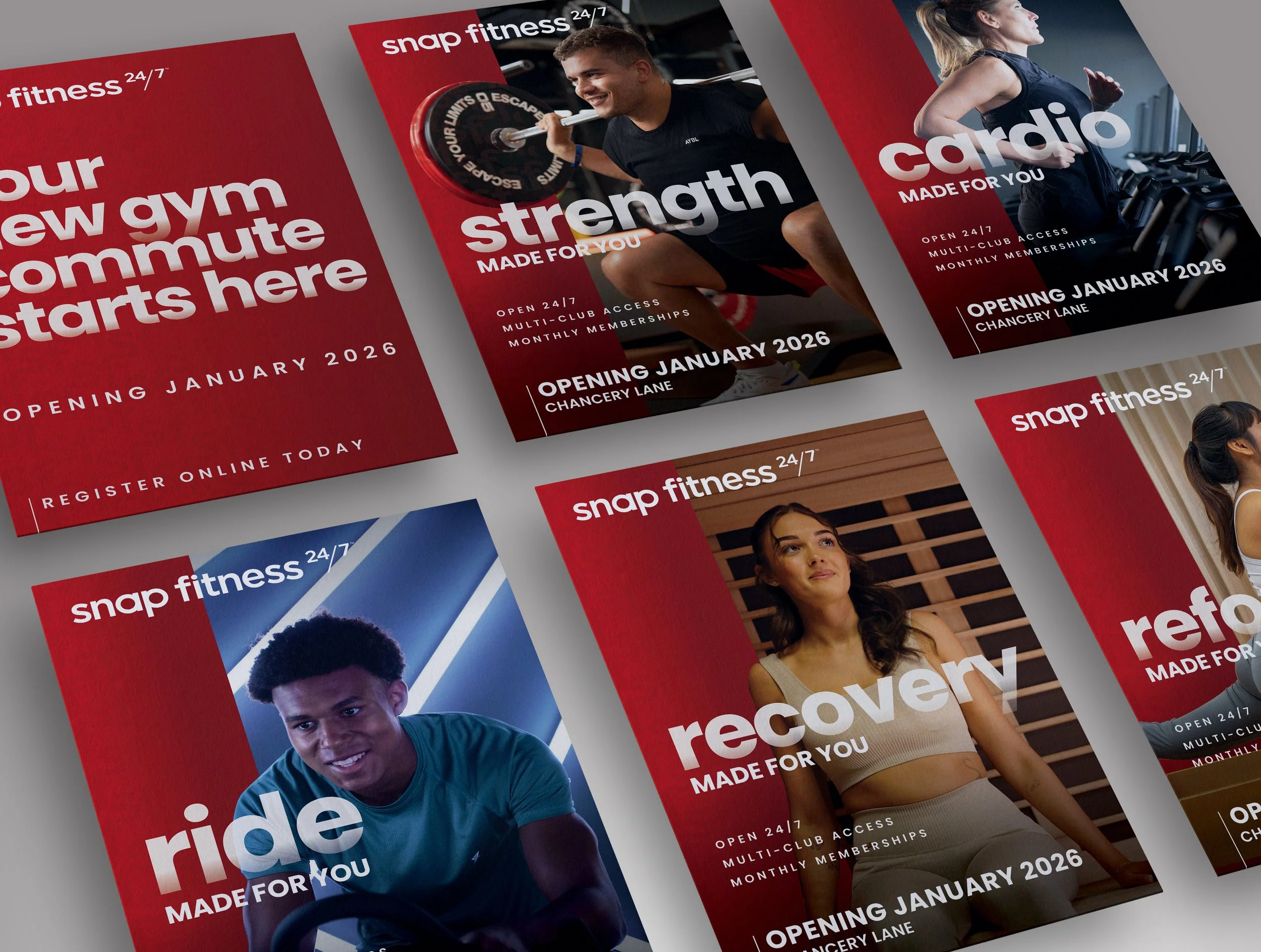 Snap Fitness Poster Series