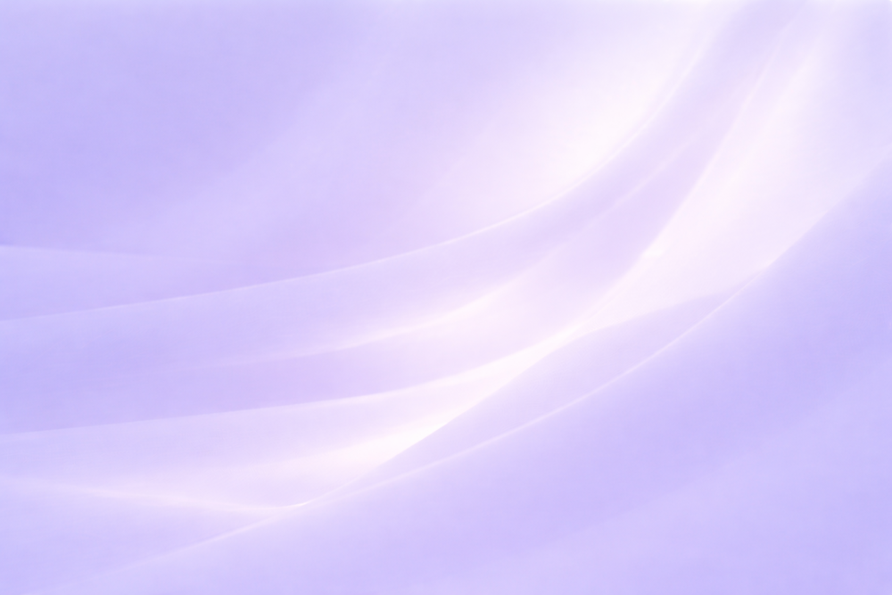Abstract light purple and white glowing waves or streaks.