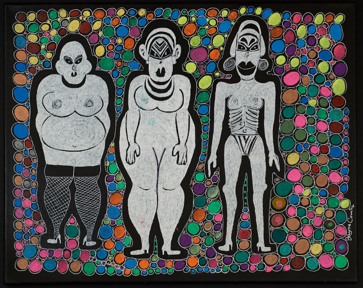 Three Lonely Women 57 and 1/3, 2019