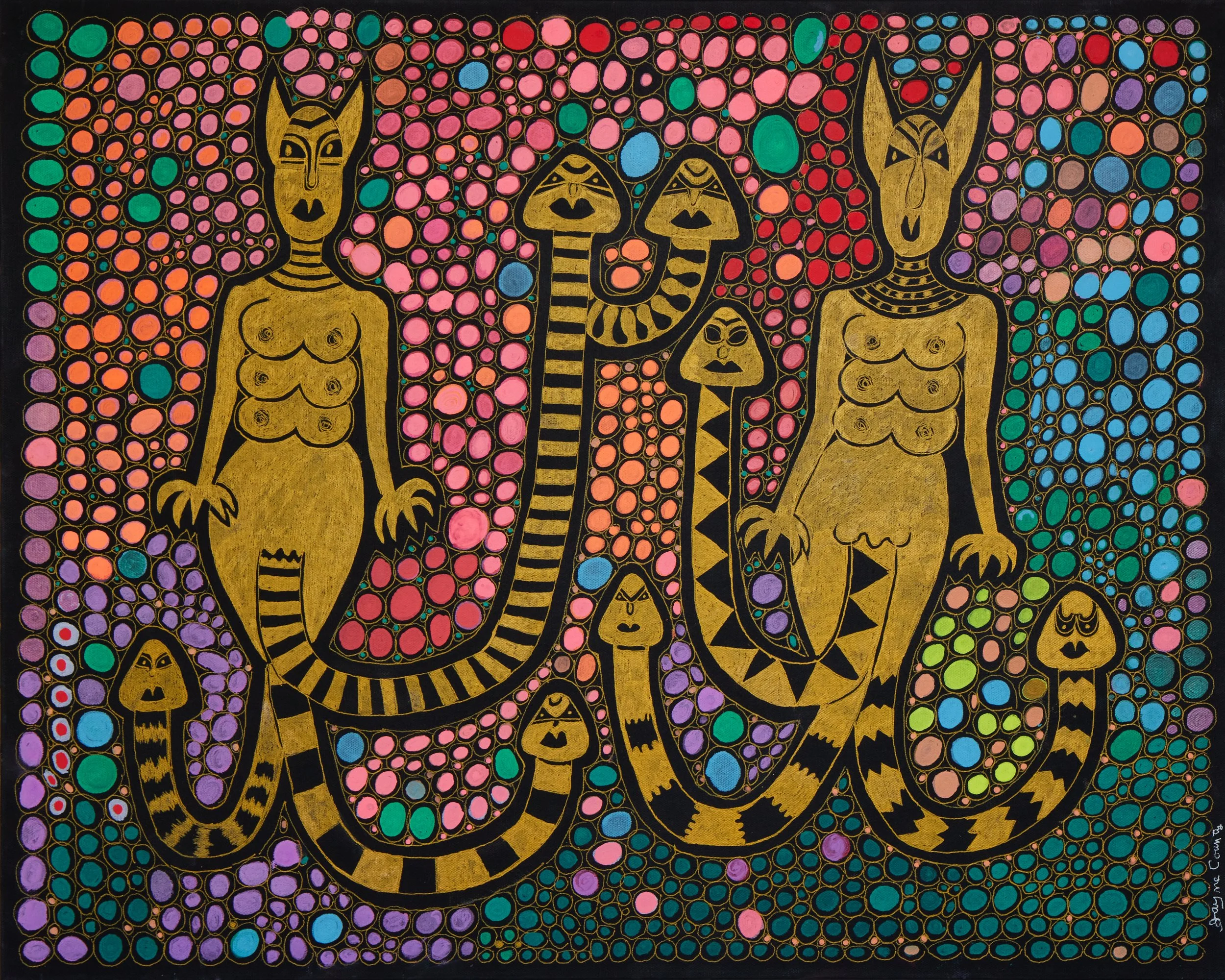 Really Gold Goddesses 102 1/12, 2019