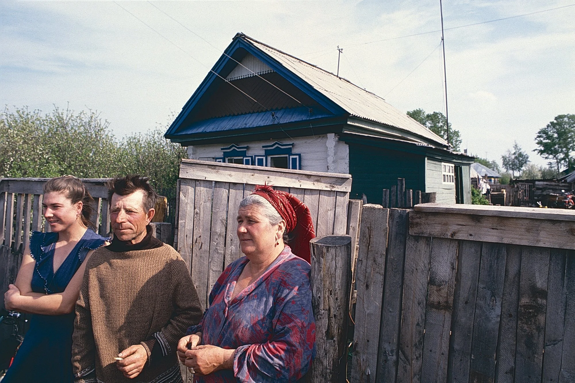 Another family invites us in for tea.