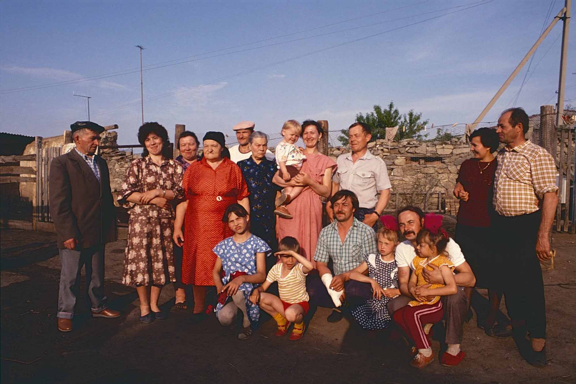 We basically crashed a family reunion. 