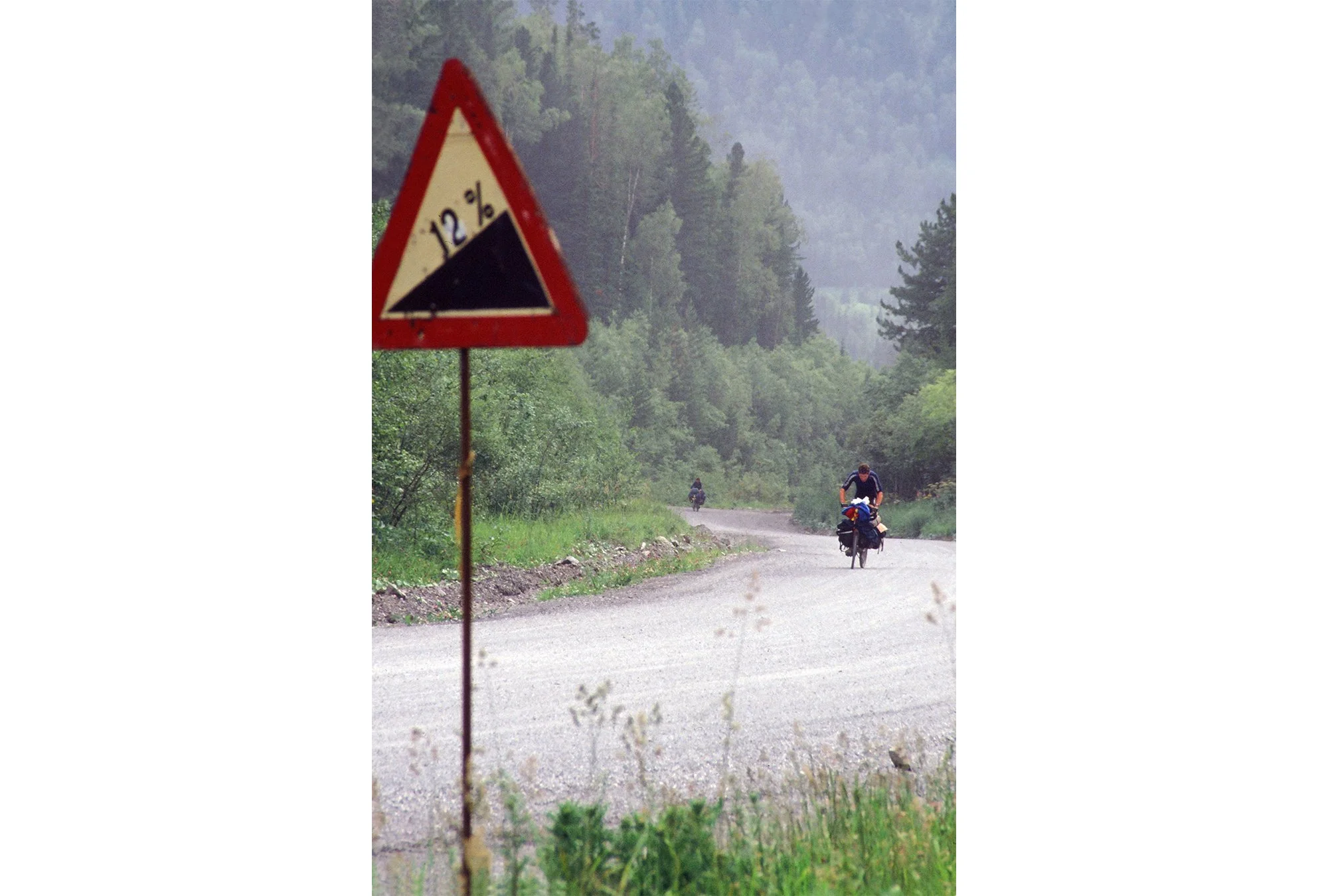 Sucking eggs in the Altai Mountains.