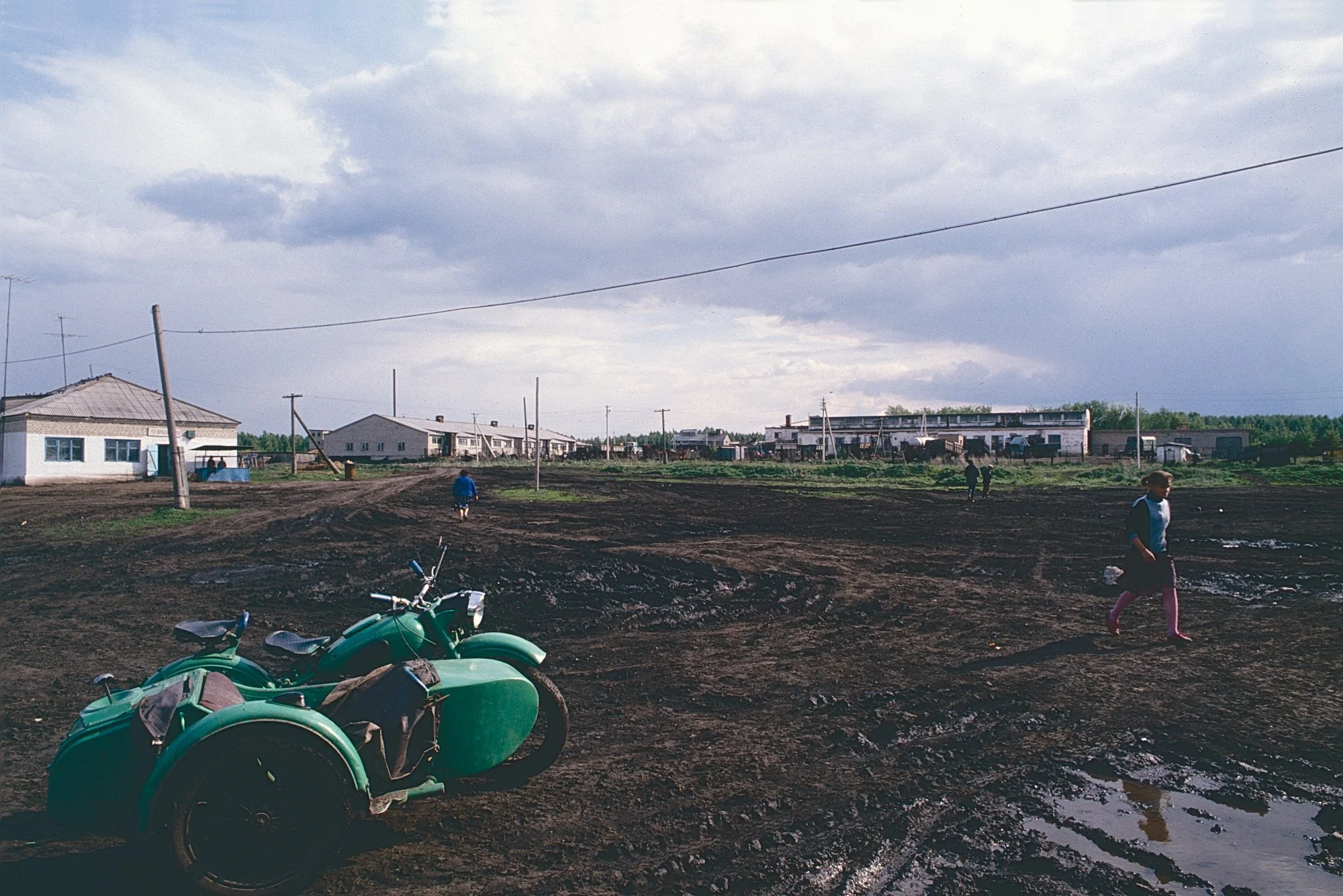 After the rain. Ubiquitous in the countryside, the Ural sidecar is an awesome Soviet steel beast.