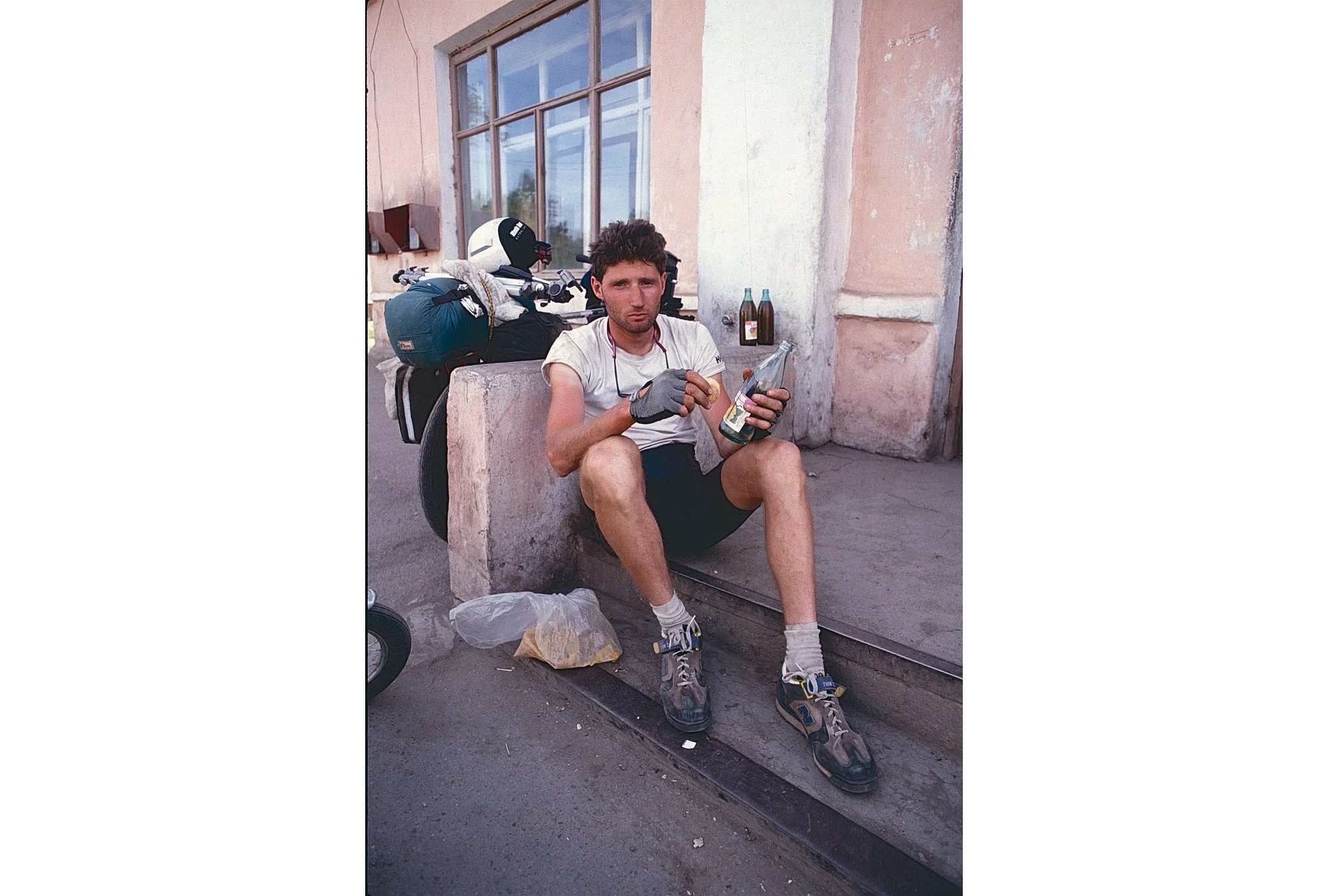 General mood after a long day of riding, the smell of foul air and a daily Leningrad Brick.