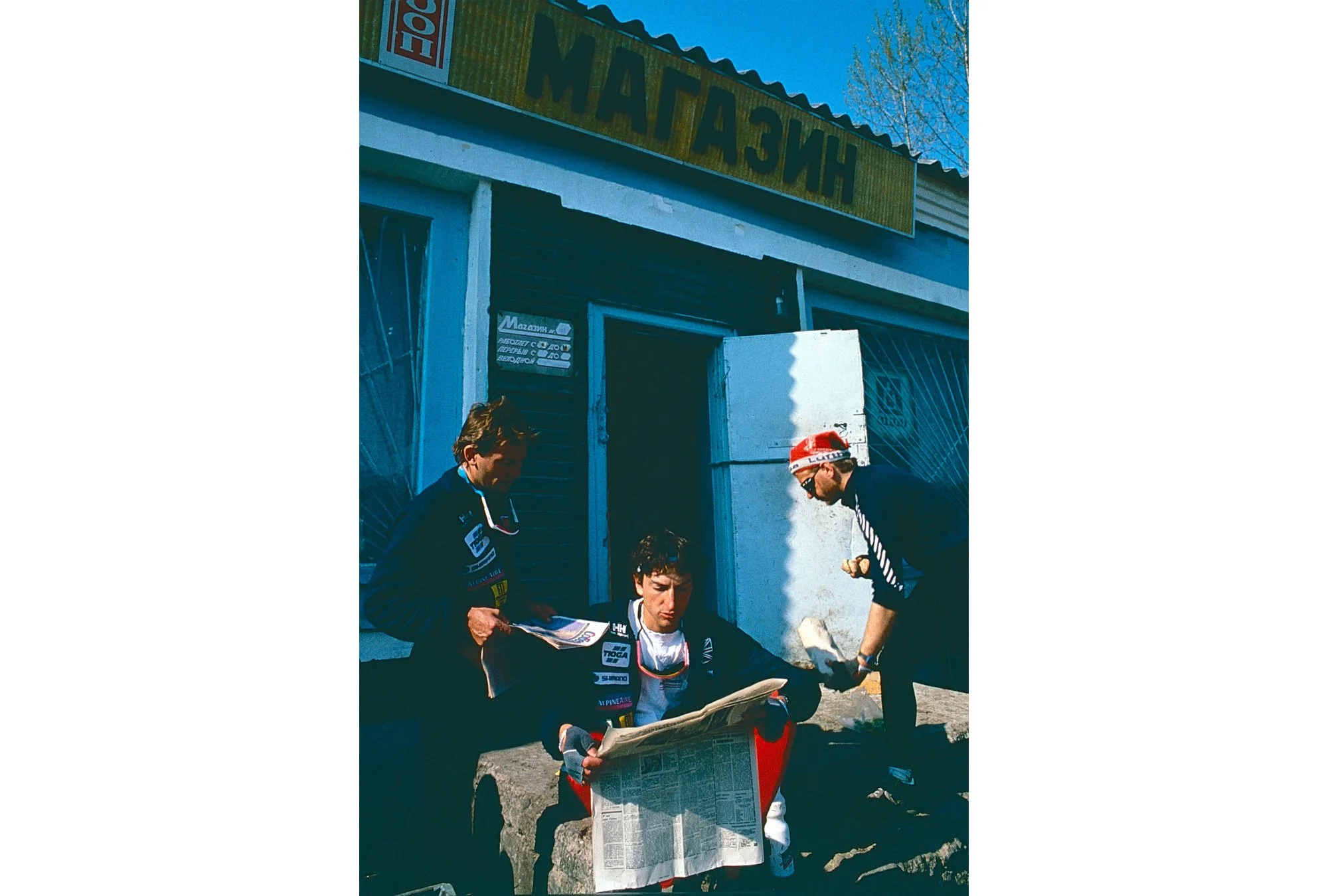 Trying to decipher the Pravda, which is easier than swallowing a Leningrad Brick.