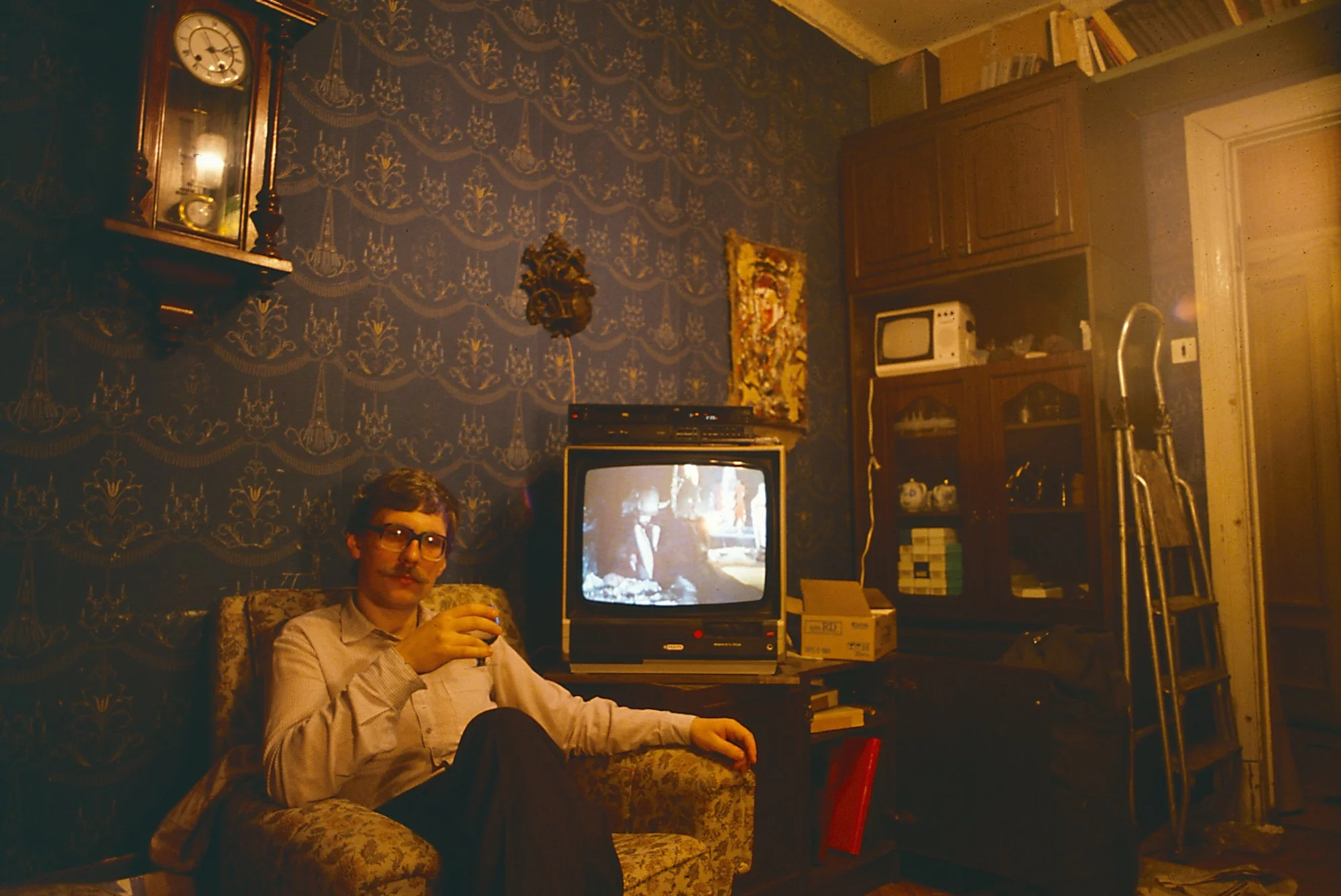 We spend our first night in the Soviet Union in Alexei's apartment in Leningrad.