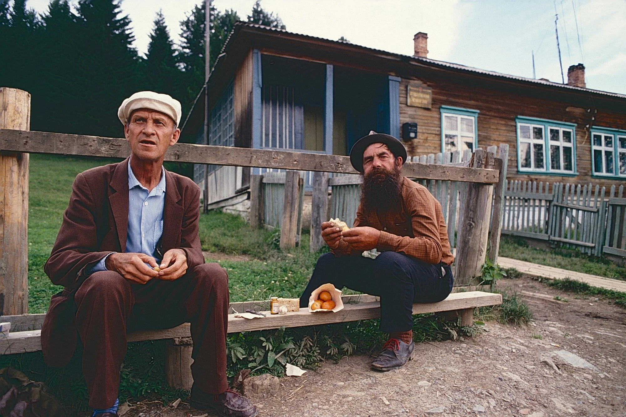 Local trappers on a lunch break.