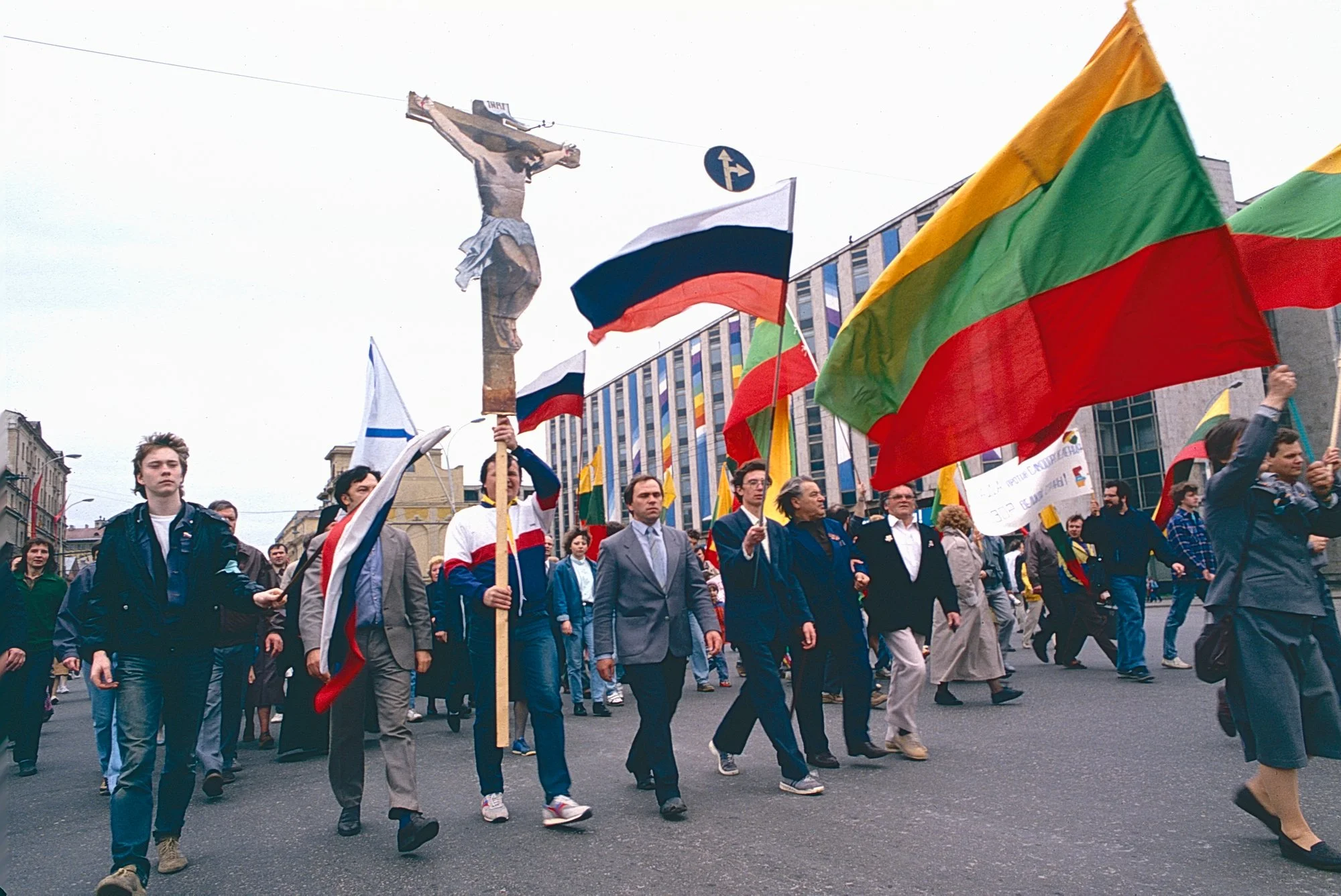 Under Gorbachev, May 1st parades by different groups were allowed for the first time.