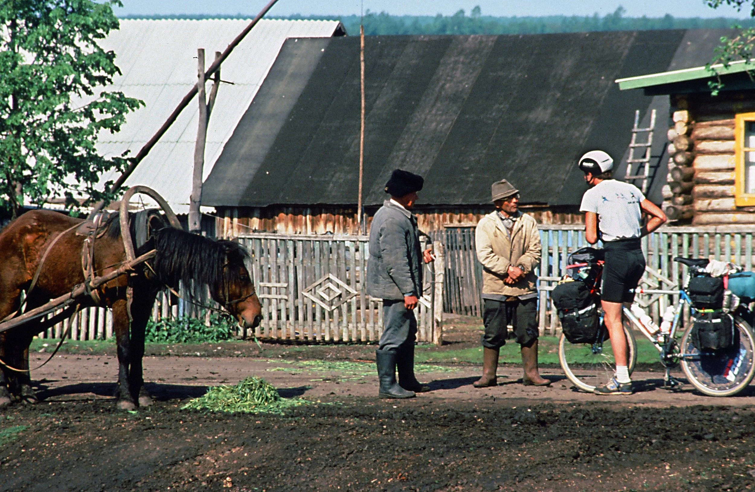 Using my non-existent Russian to ask for permission.