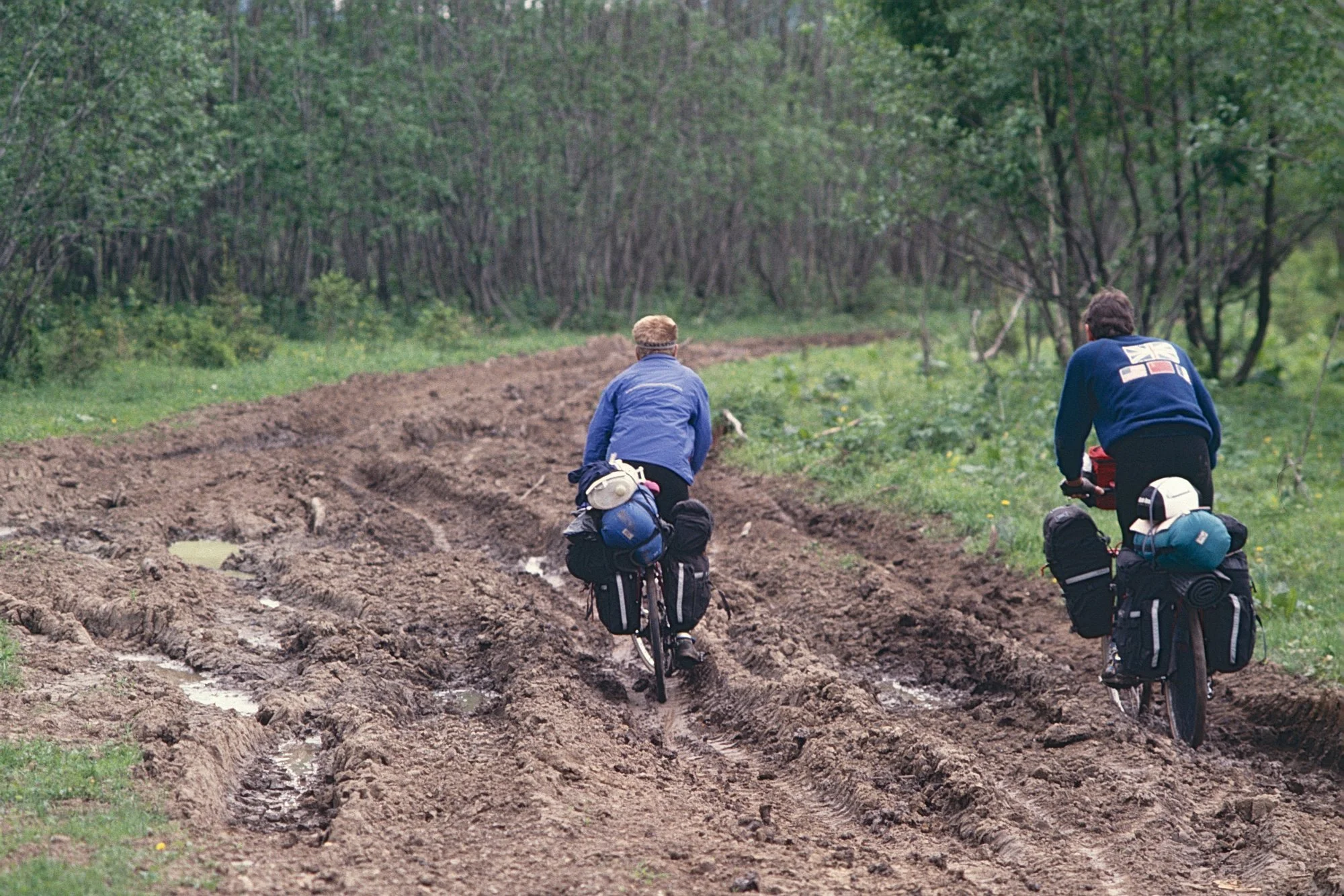 But regretting having shipped our knobby tires ahead to Siberia. 