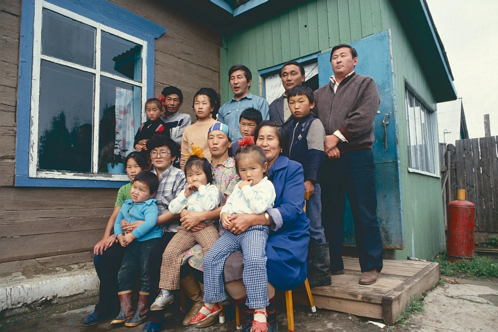 A Buryat family near Irkutsk. 2nd family reunion that we crash.