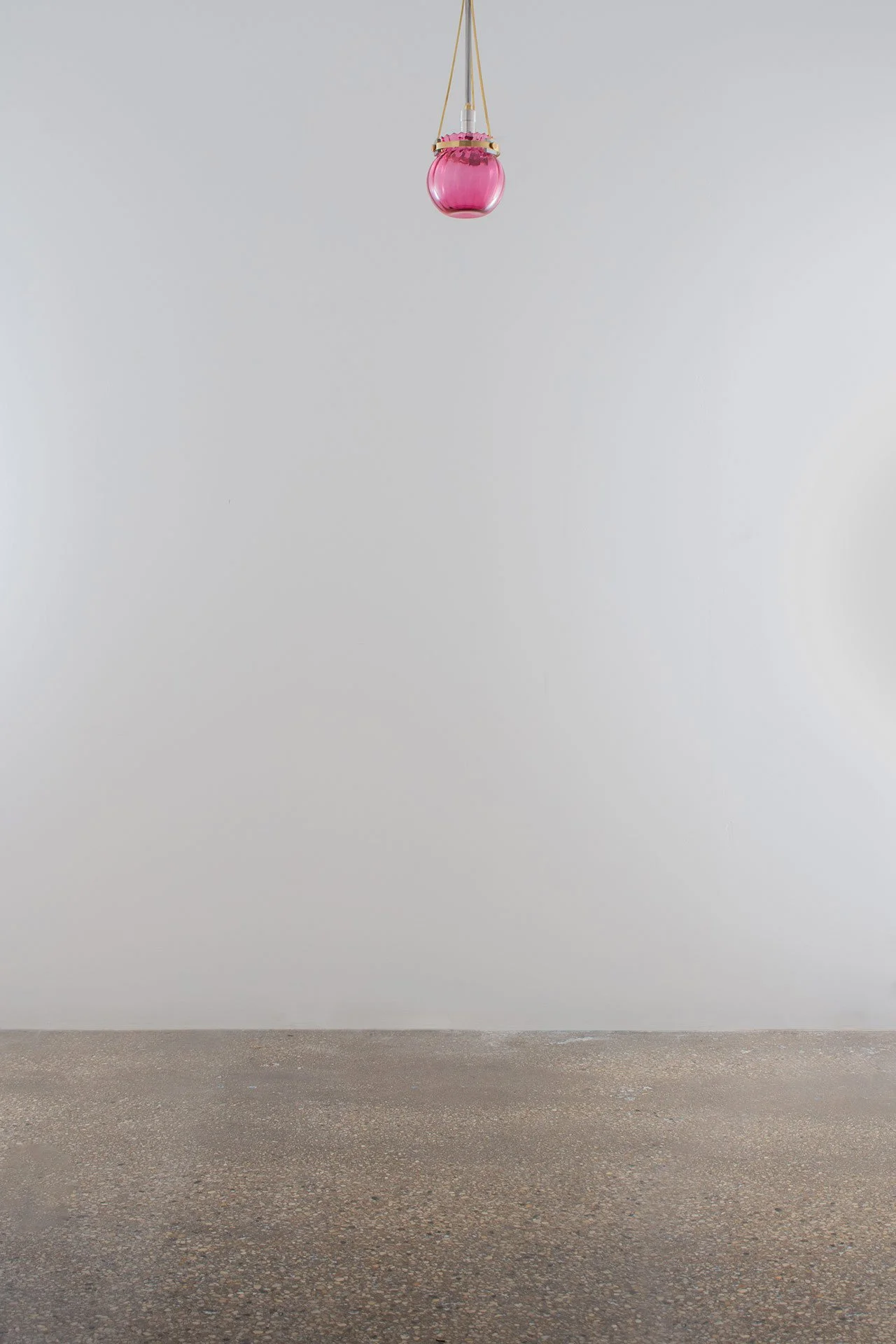 Unilluminated, wider view of the fixture.