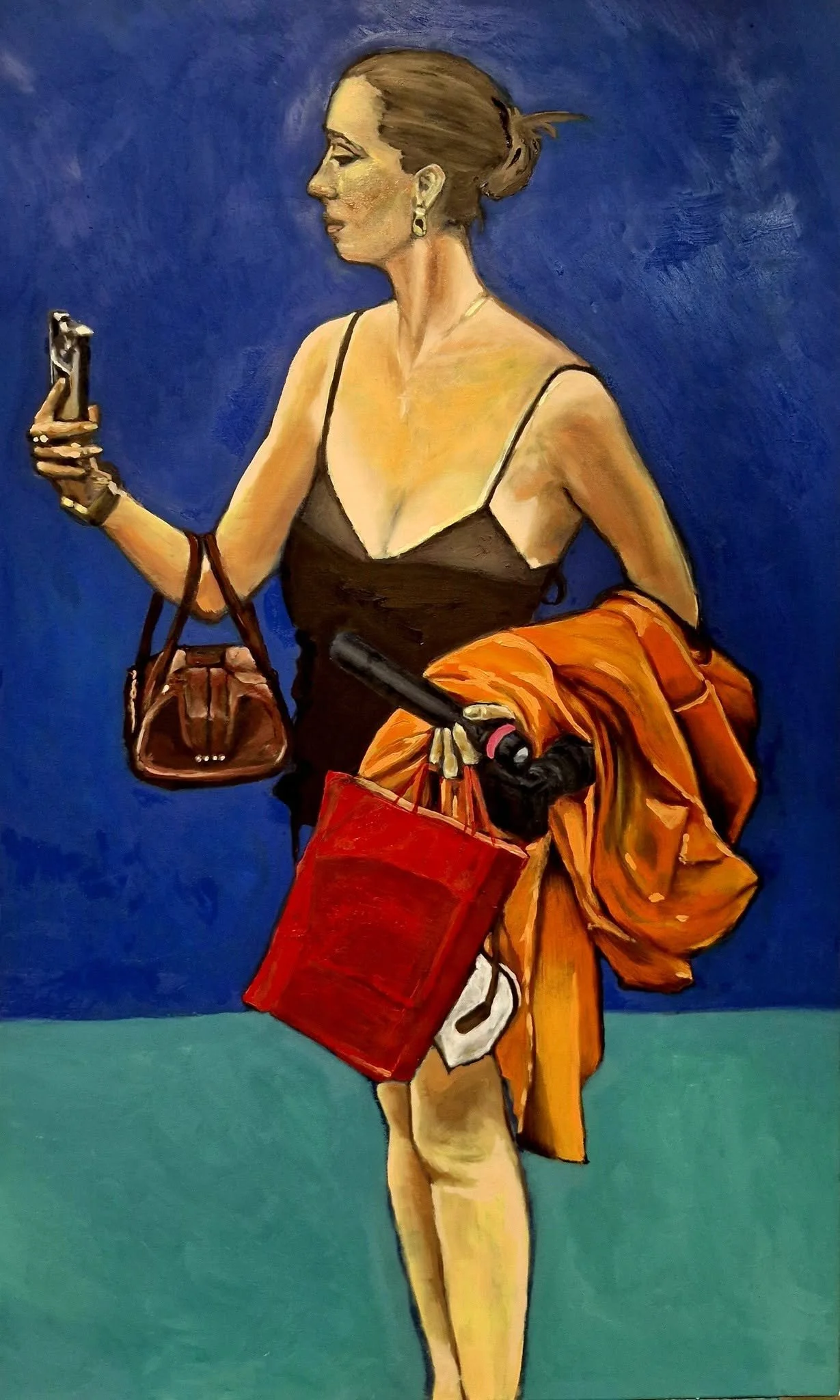 The Tourist
Oil on canvas, 100 × 60 cm , 2026