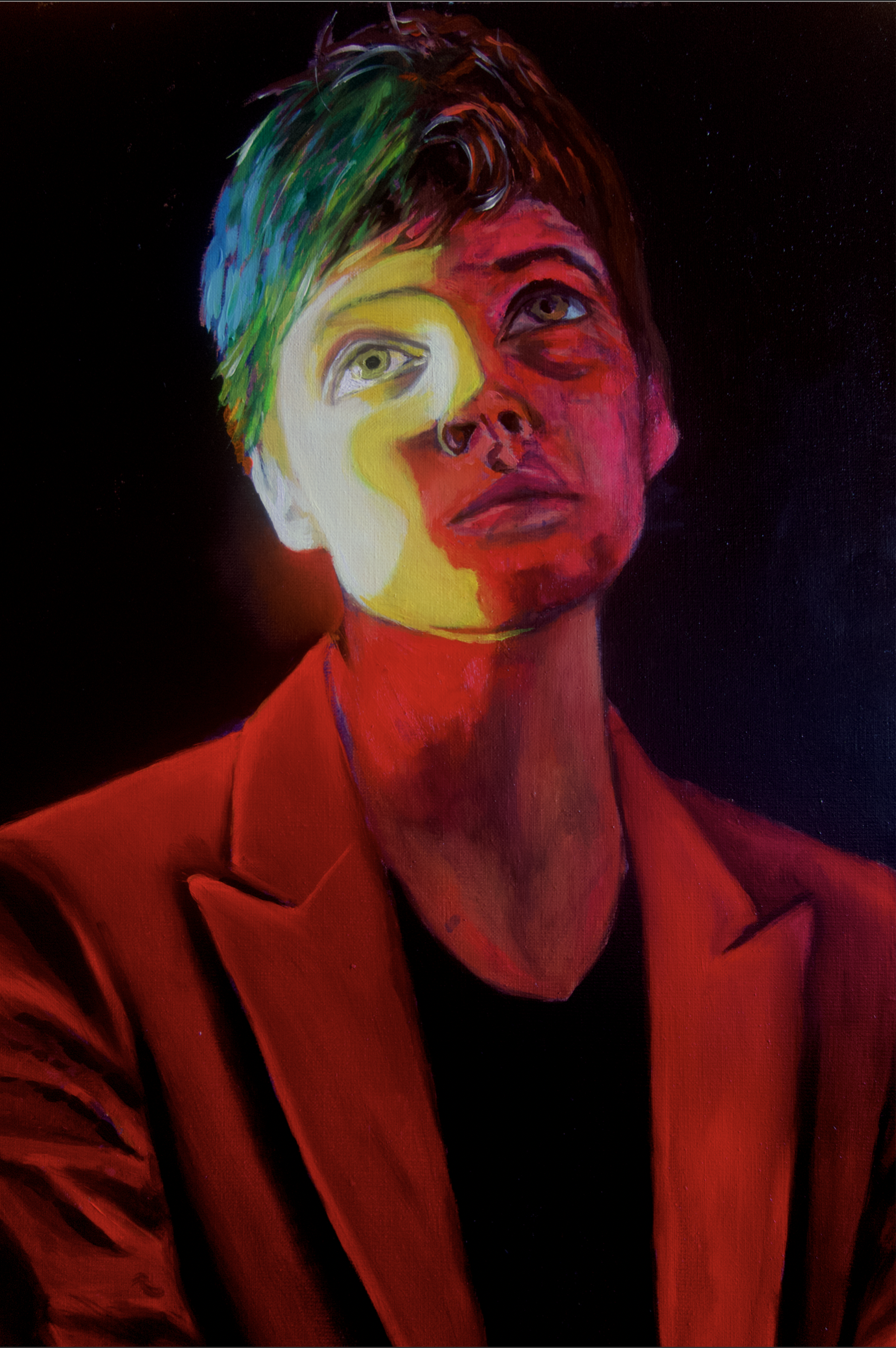 "New Moon"
Oil on canvas, 100 × 70 cm , detail , 2026