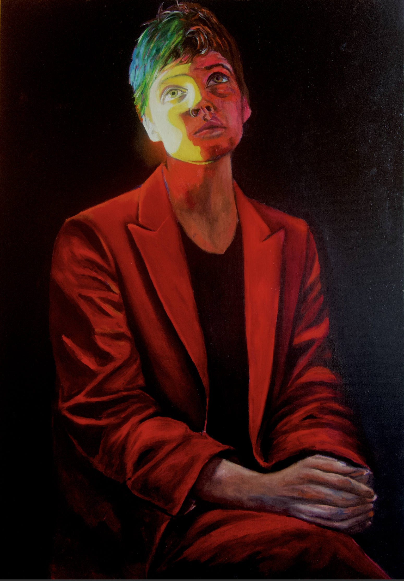 "New Moon"
Oil on canvas, 100 × 70 cm , 2026