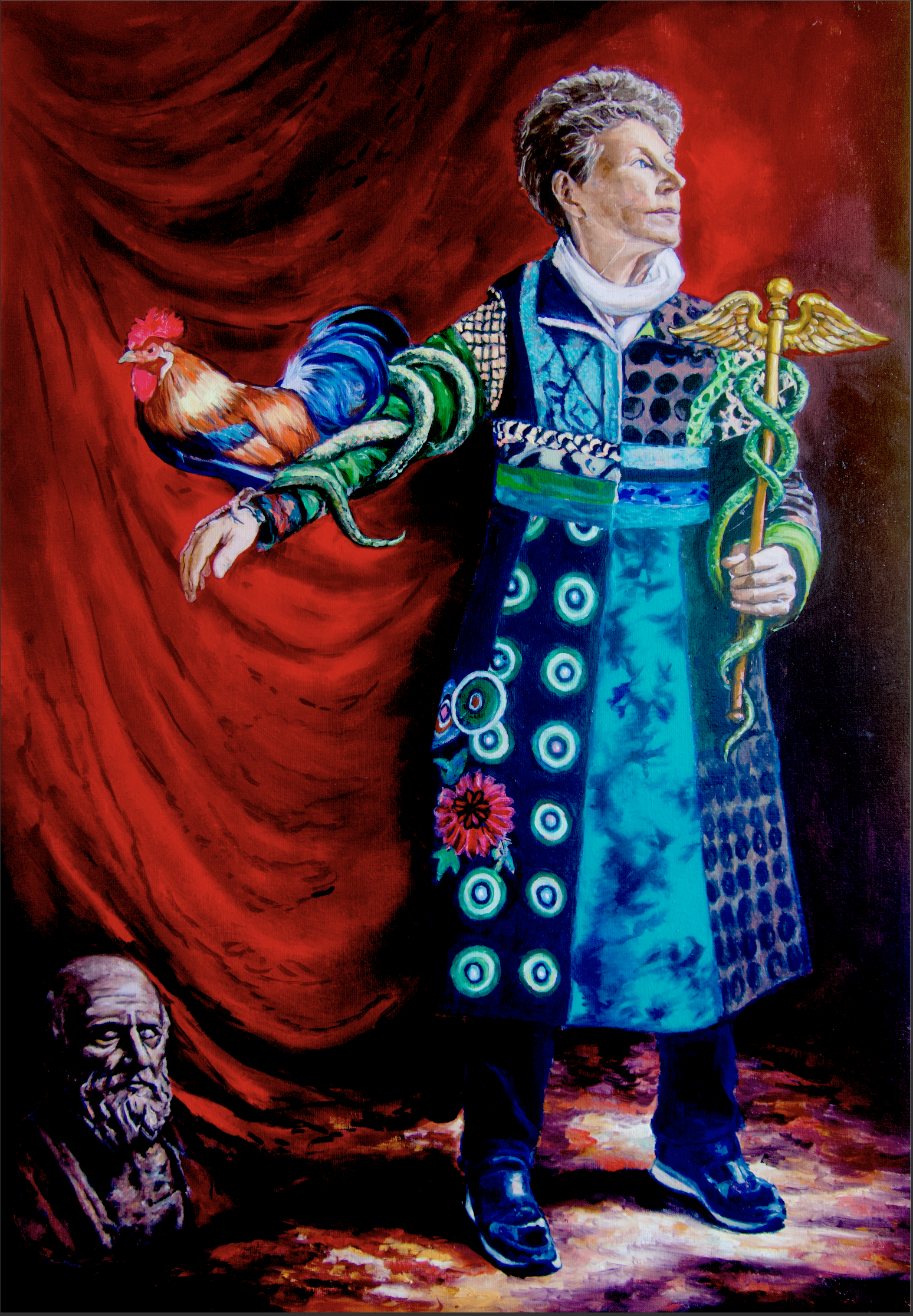 Portrait du Docteur Francine Henry
Huile sur toile, 100 x 70 cm , 2026