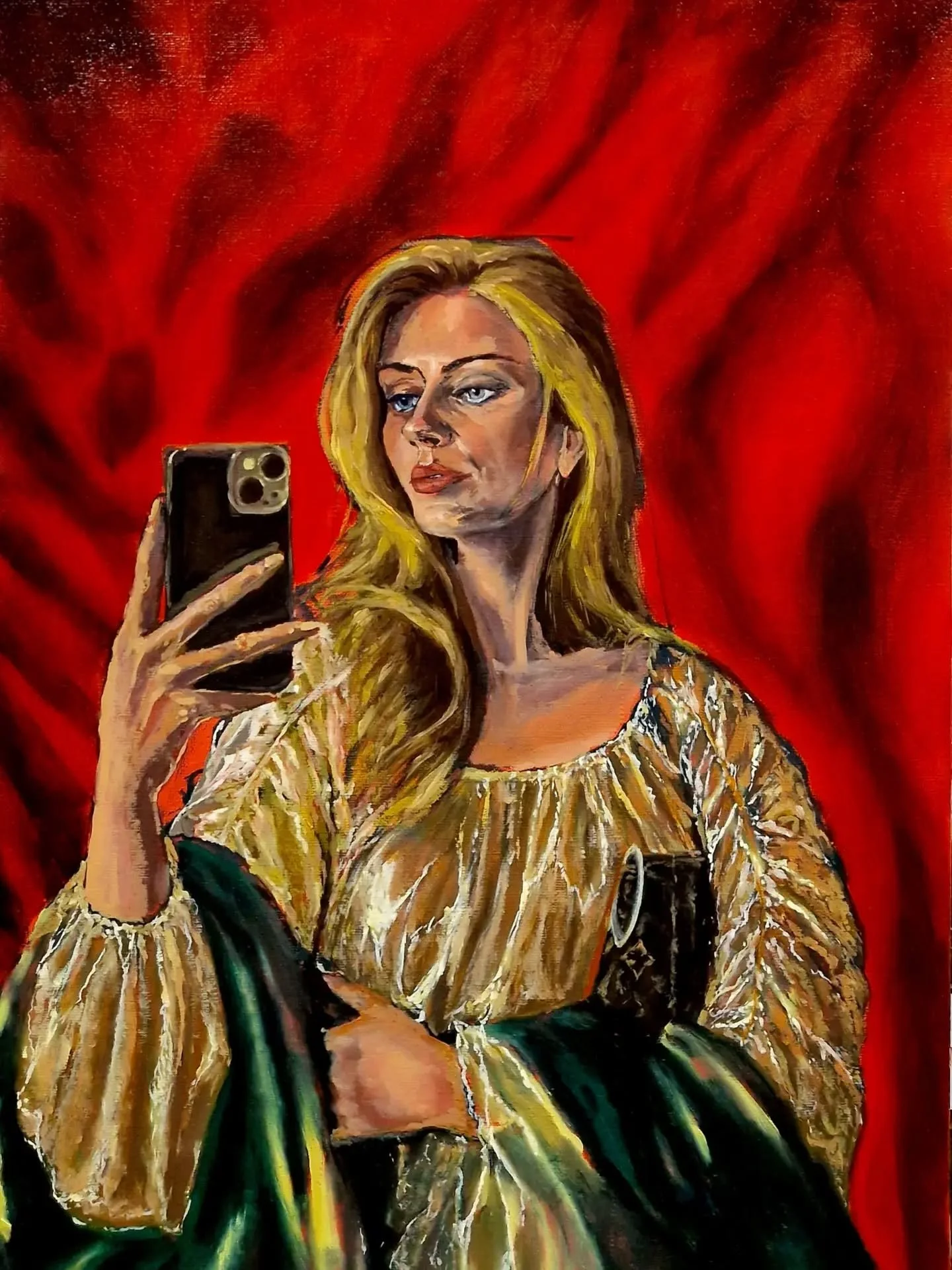 "Kira" ( 2026, Oil on canvas, 100 × 70 cm).