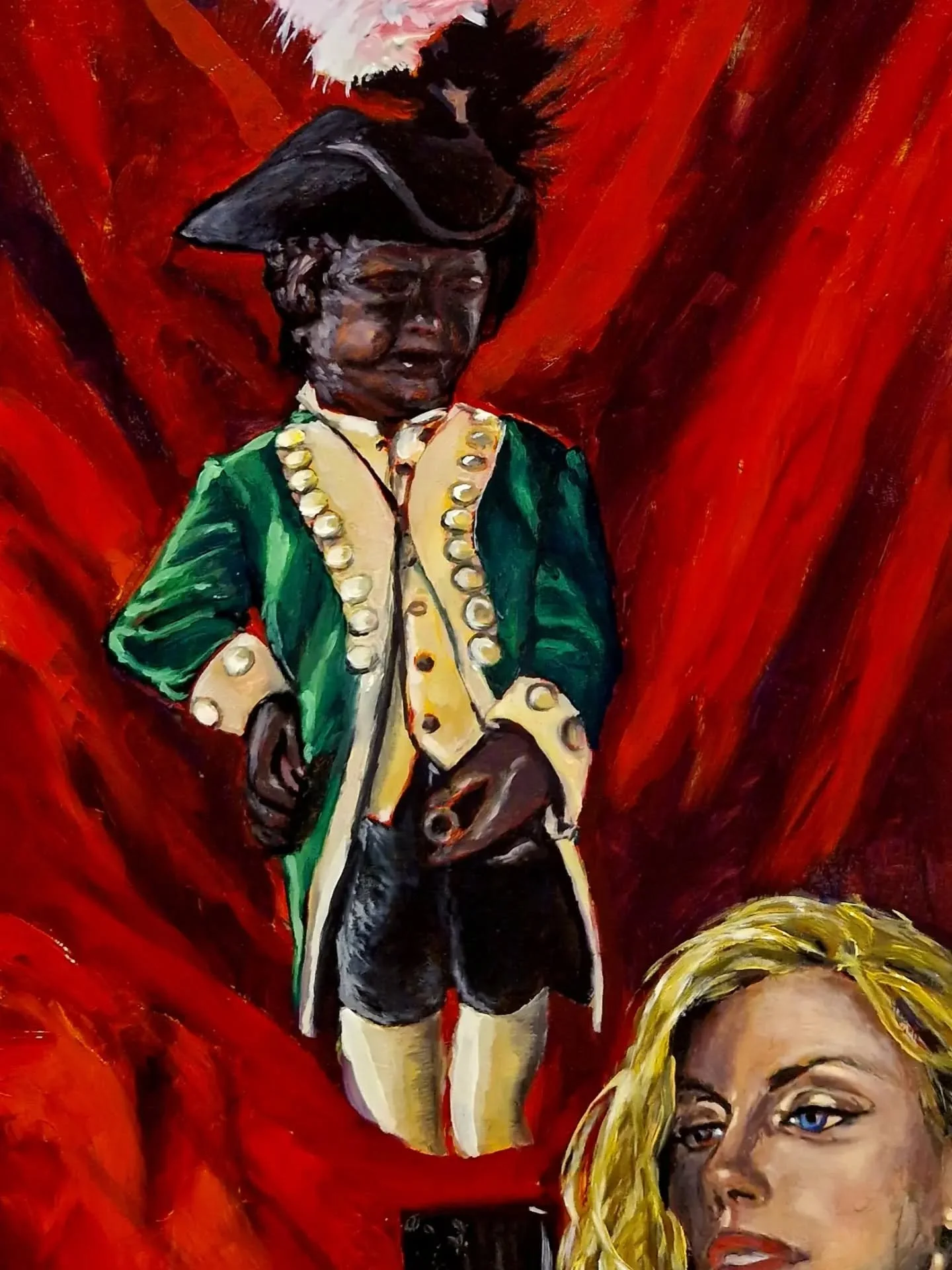 "Kira"  Oil on canvas, 100 × 70 cm , detail , 2026