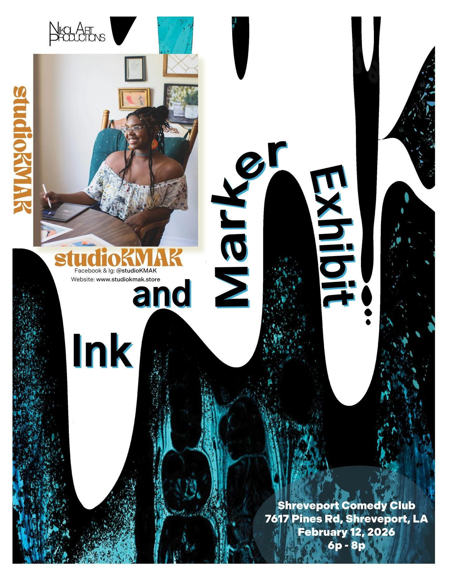 🌱🌞🌿 Our first artist feature for the Ink + Marker Exhibit is studioKMAK aka Khalilah Kersey!🌱🌞🌿

I am a serial hobbyist from southern Louisiana living in northern Louisiana. I enjoy writing, reading, sewing, crocheting, designing, eating, watch