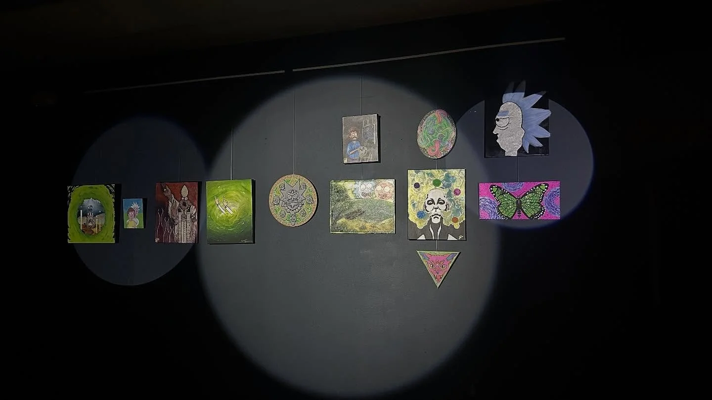 Multiple people are telling me they hate missing out on the opening for Multiverse Universe Exhibit. The artworks are still available to be viewed and also to be purchased! Buy artwork for a gift this holiday season, originals at that! Go check it ou