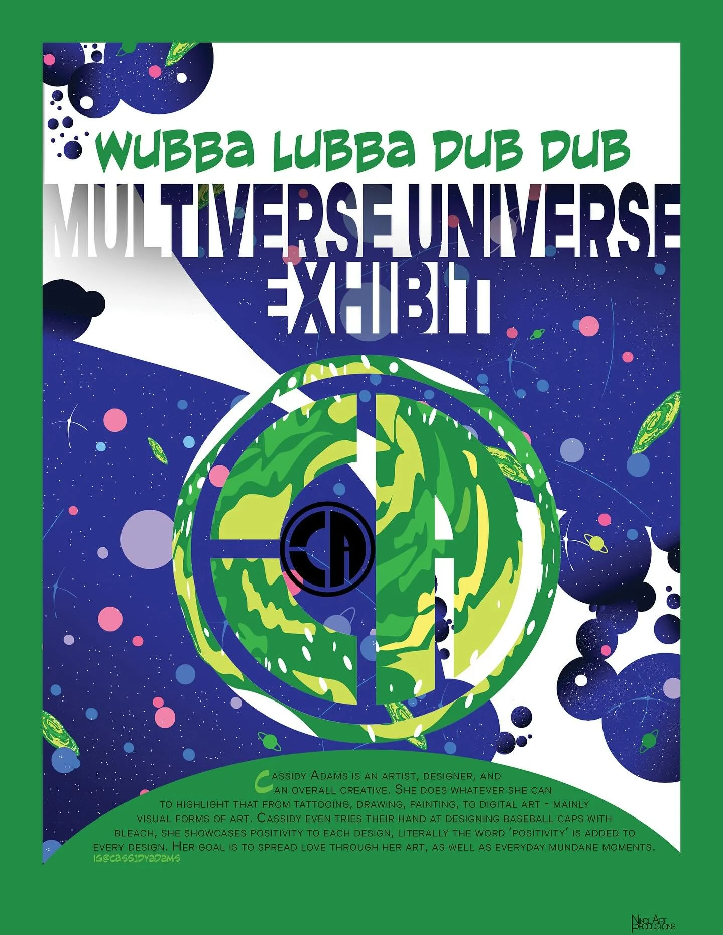☢️🧬🦠Carpin&rsquo; all them diems👽☢️🧪 

The most smiley and positive person thus far, Cassidy Adams! 
 
Cassidy Adams is an artist, designer, and an overall creative. She does whatever she can to highlight that from tattooing, drawing, painting, t