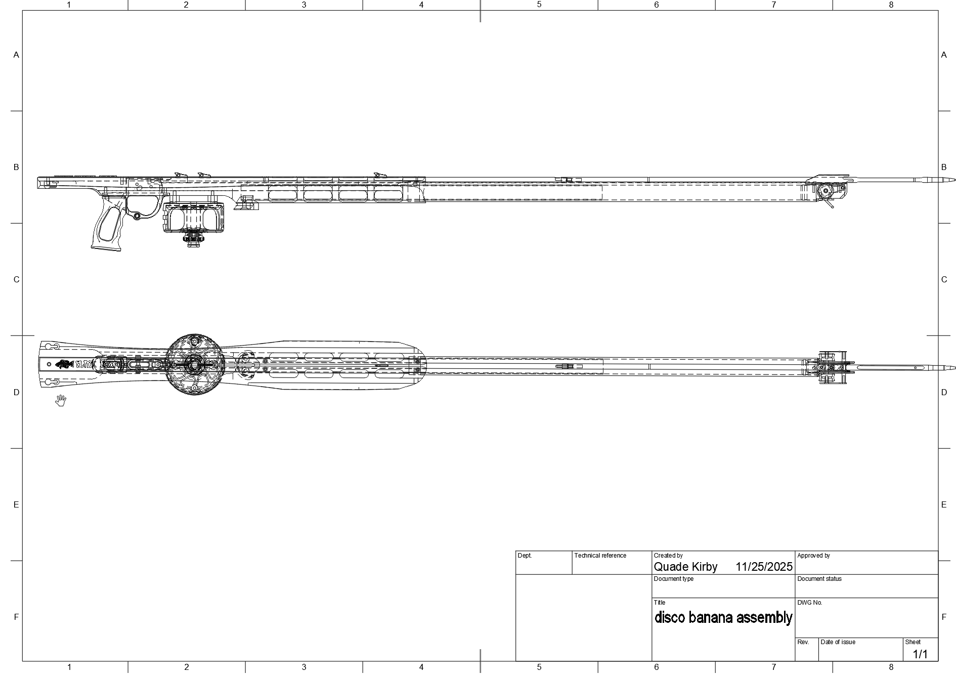 DISCO HYBRID 115R SPEARGUN | FREEDIVE VARIANT