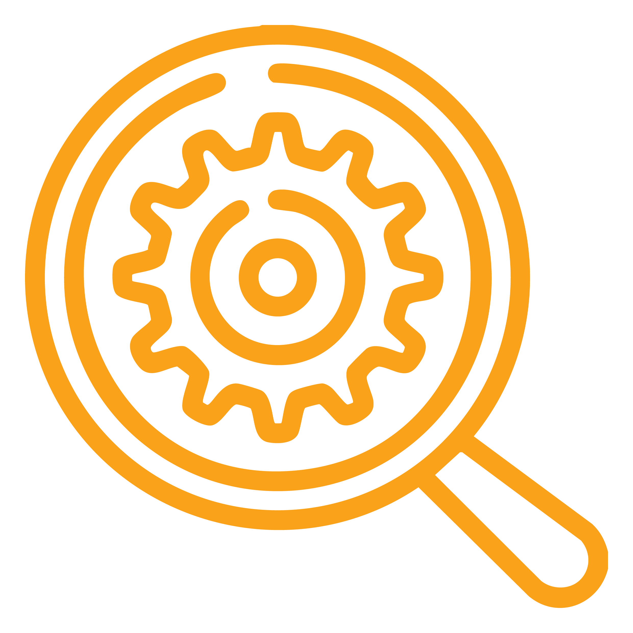Magnifying glass examining a gear inside perth-commercial-electricians-team