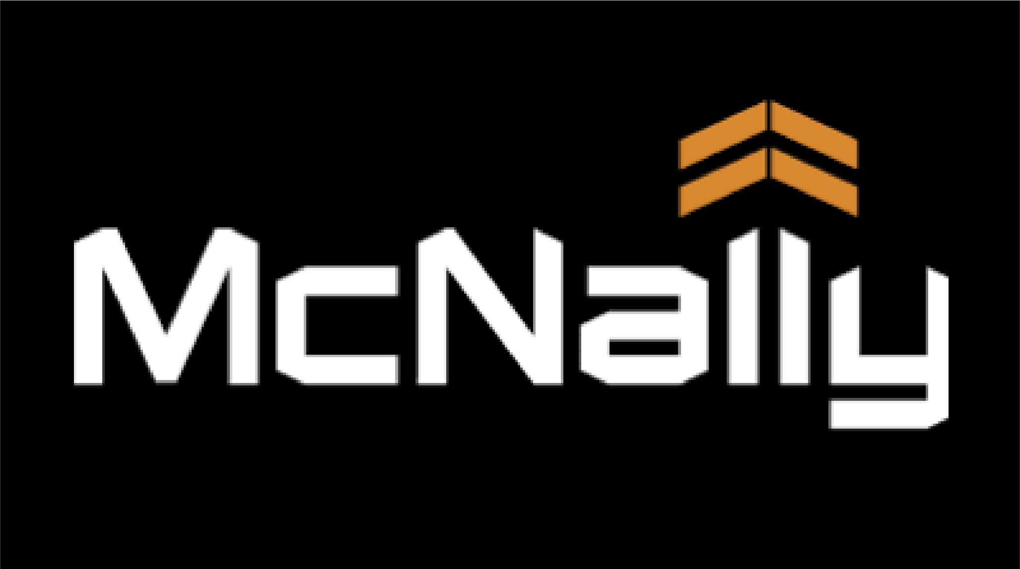 Menaily logo with stylized text and a three-chevron graphic above the letter 'Y'