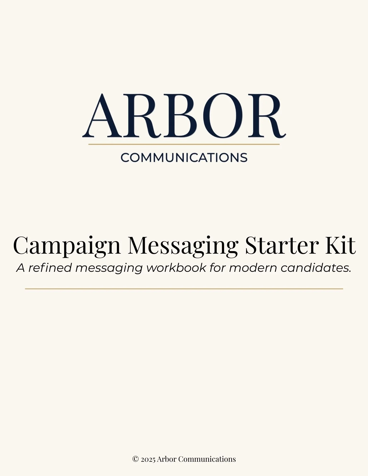 Campaign Messaging Starter Kit