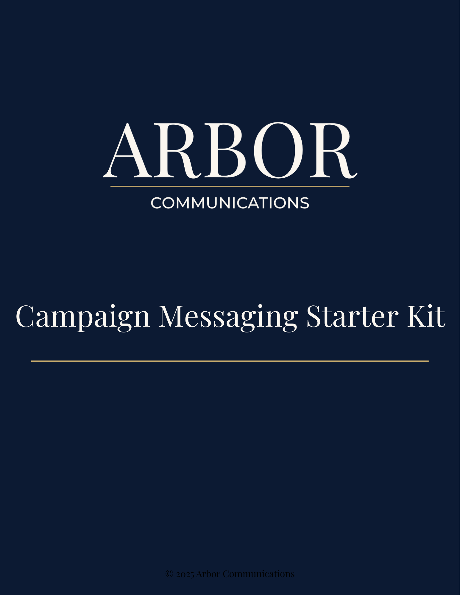 Campaign Messaging Starter Kit