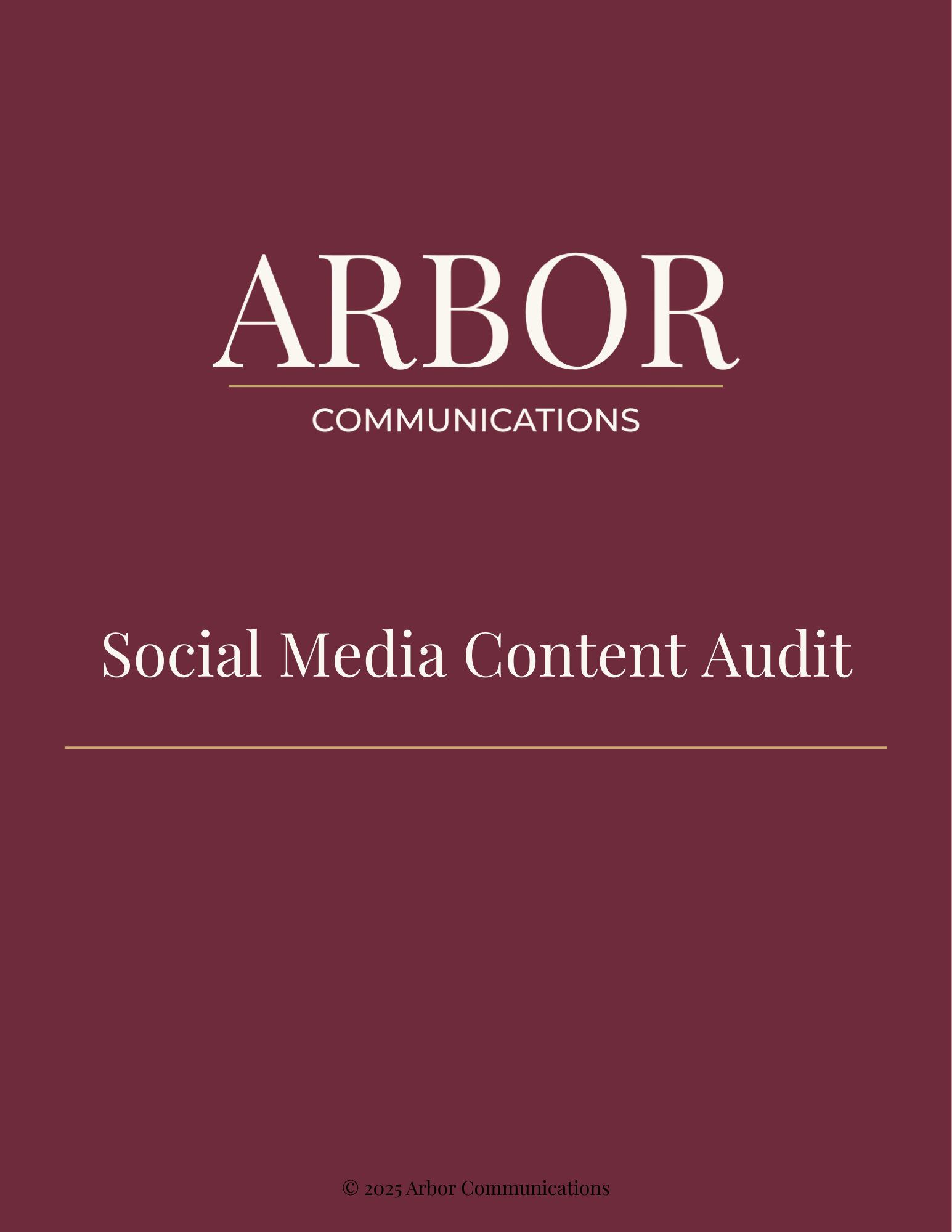 Social Media Content Audit