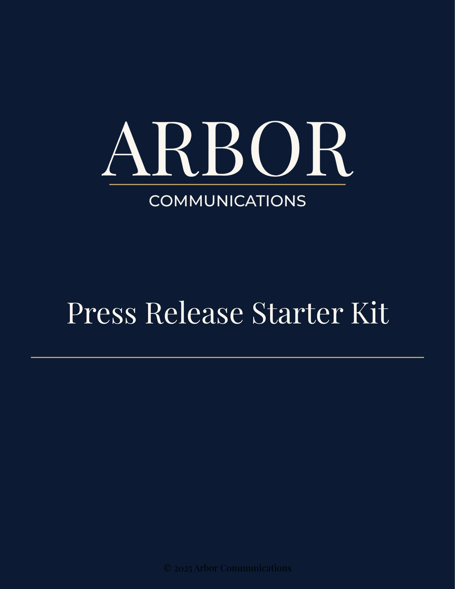 Press Release Starter Kit