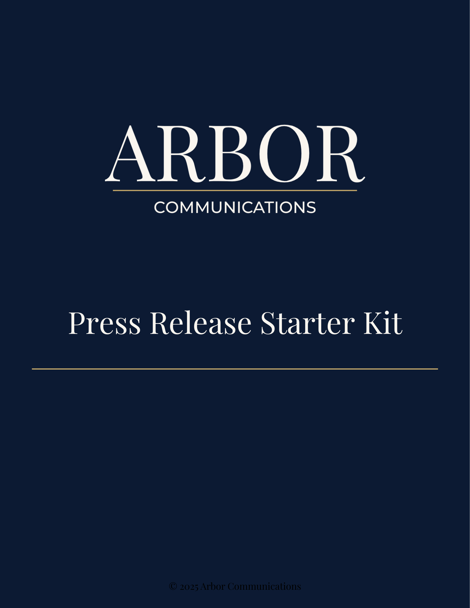 Press Release Starter Kit