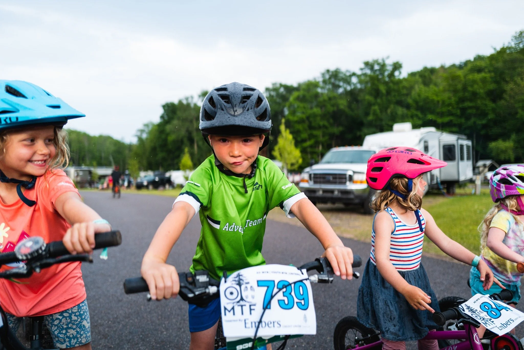 Kids Biking at Rippling River Resort