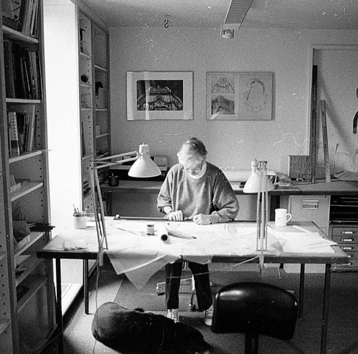 Mary Merz in her office