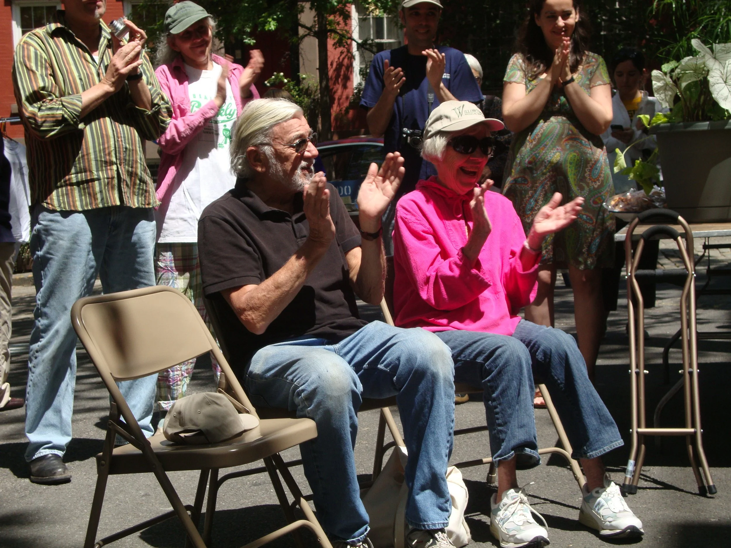 m and dad  honored at street fair.jpg