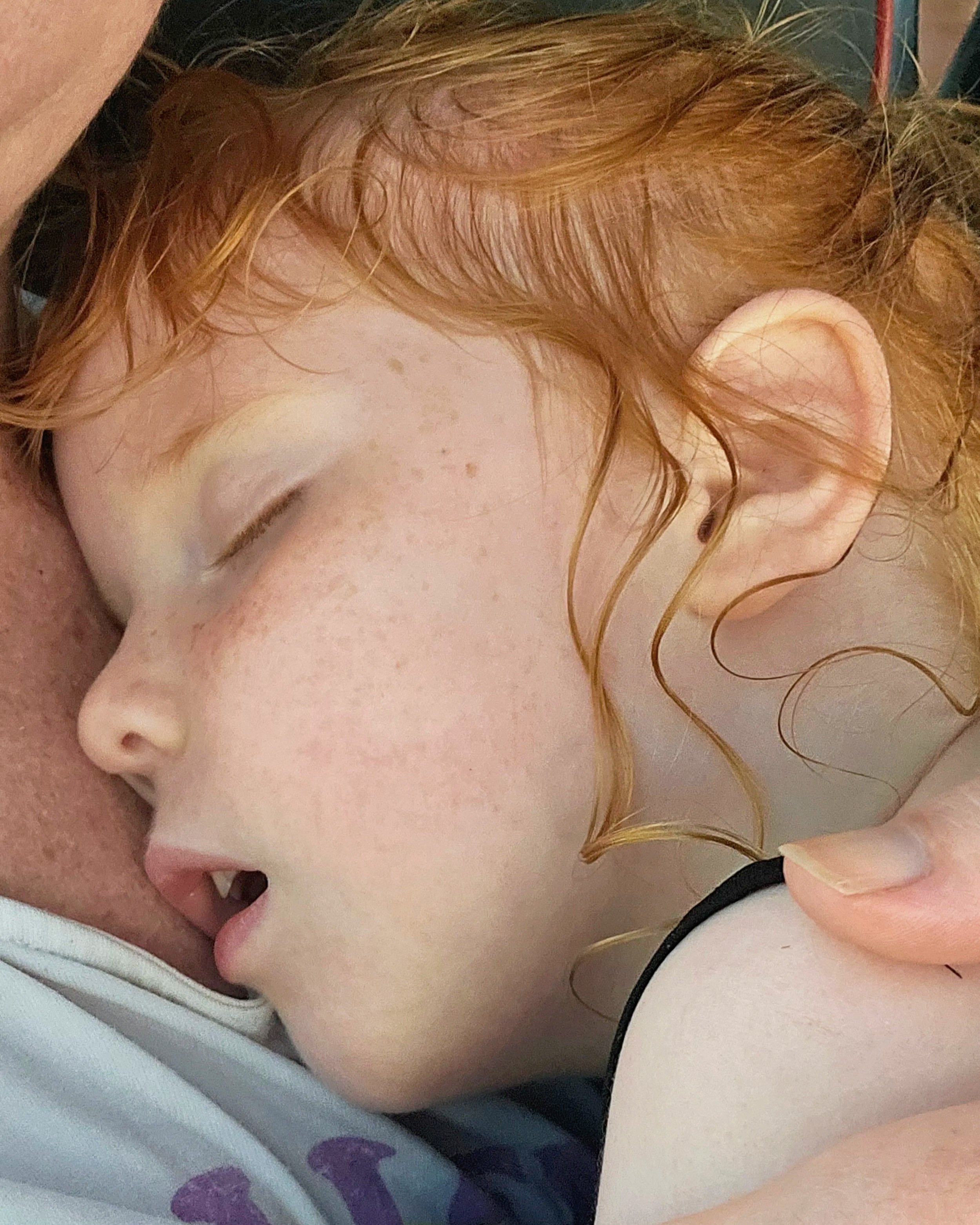 Sleeping toddler